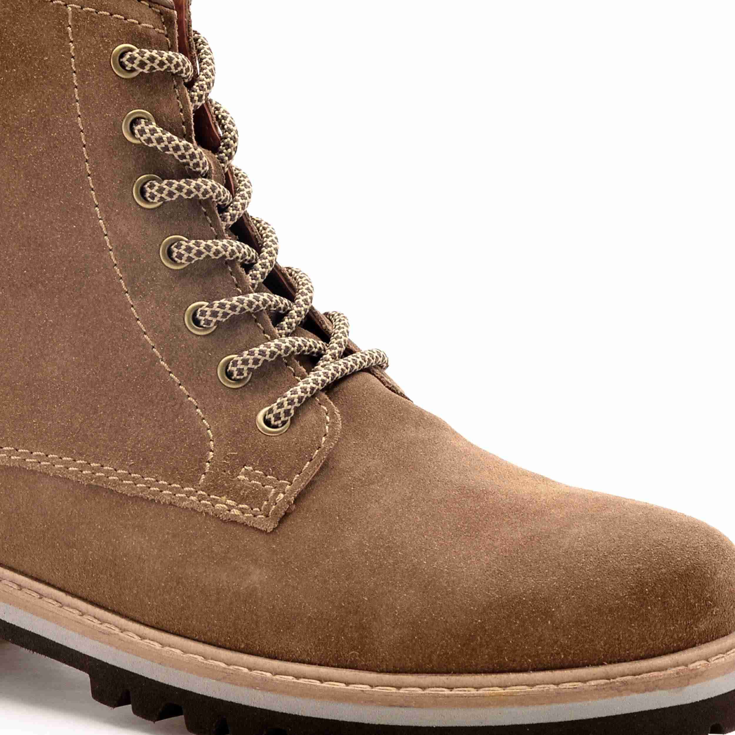 The Bob Ruosh Men Tan Casual Suede Ankle Boot