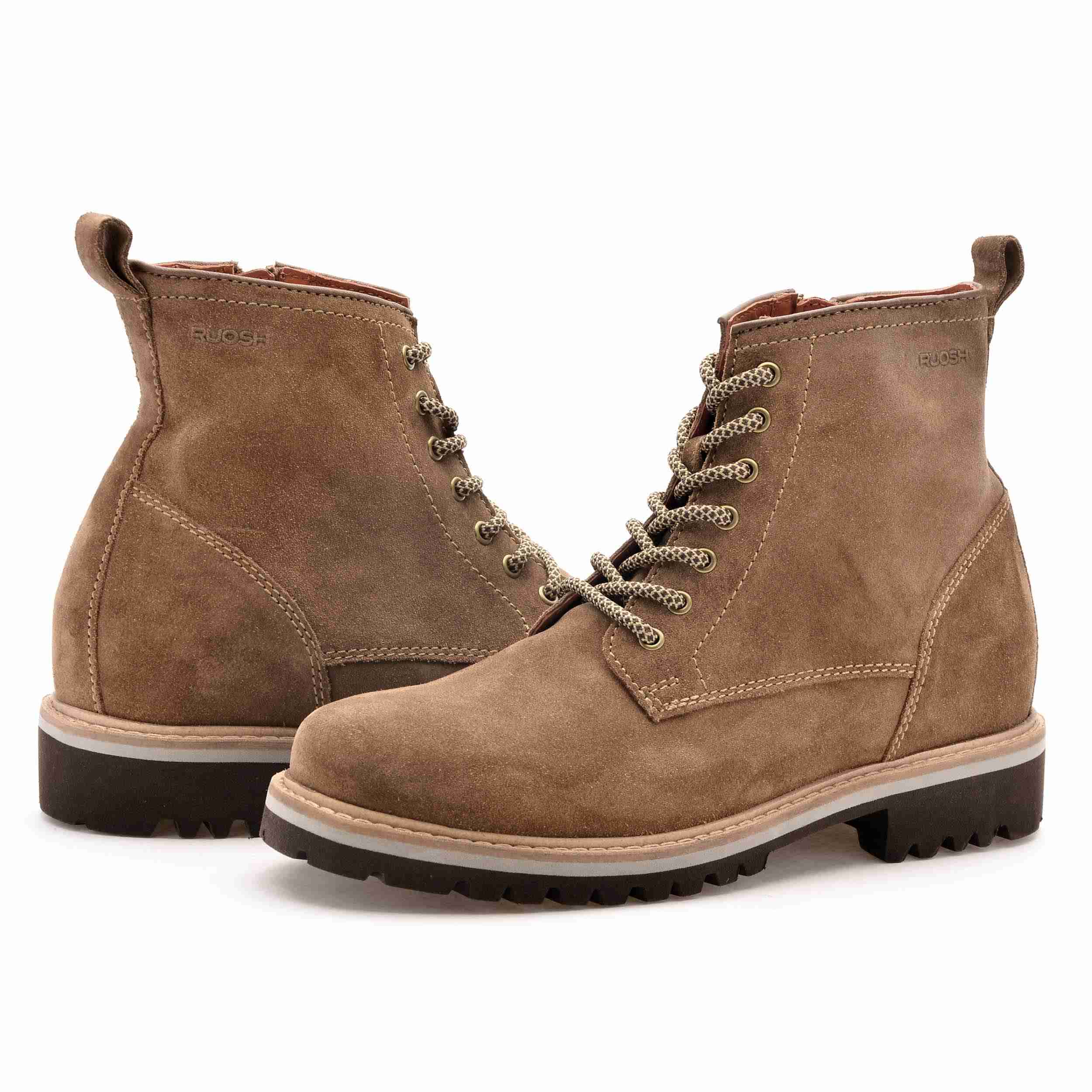 The Bob Ruosh Men Tan Casual Suede Ankle Boot