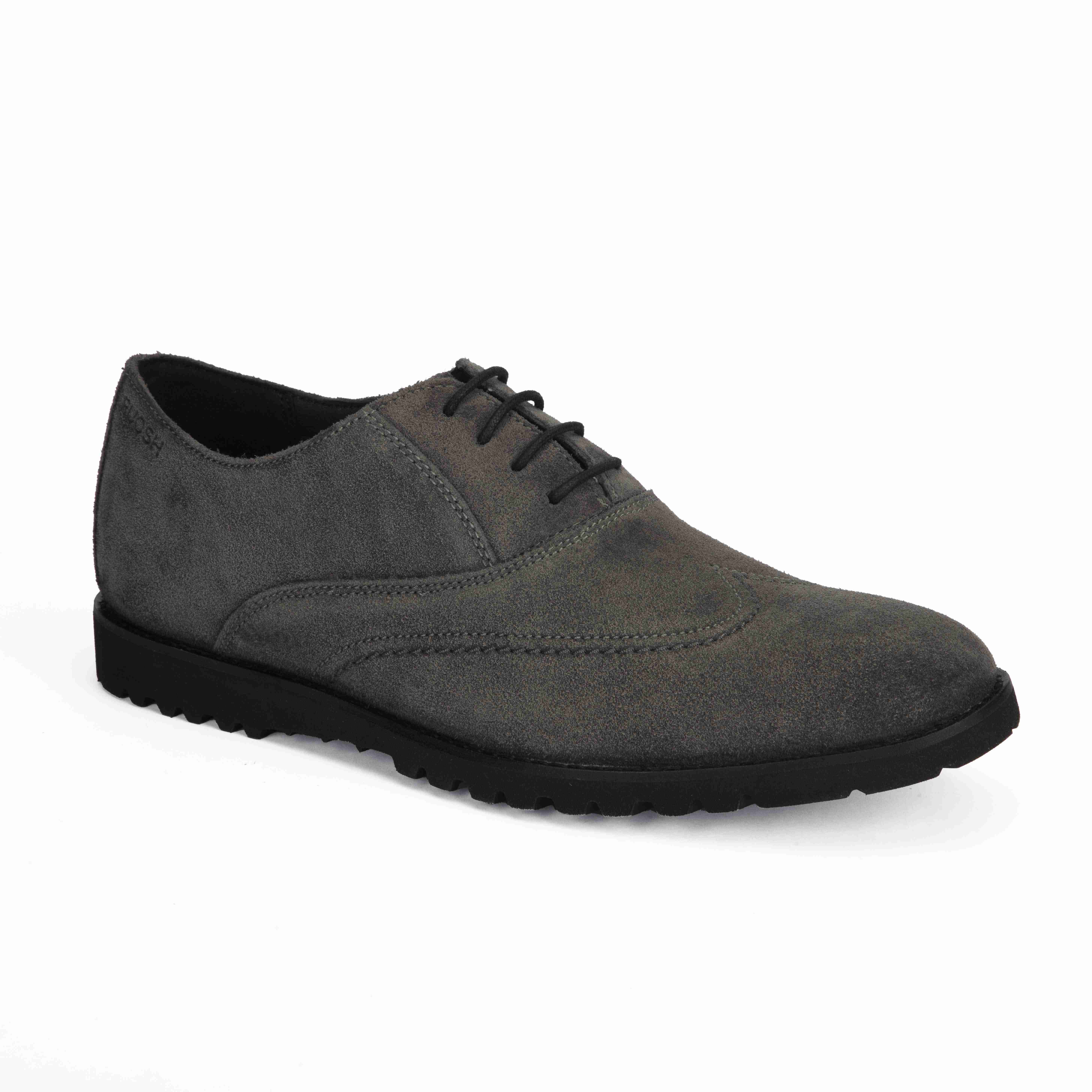 The Otes  Ruosh Men Grey Casual Oxford