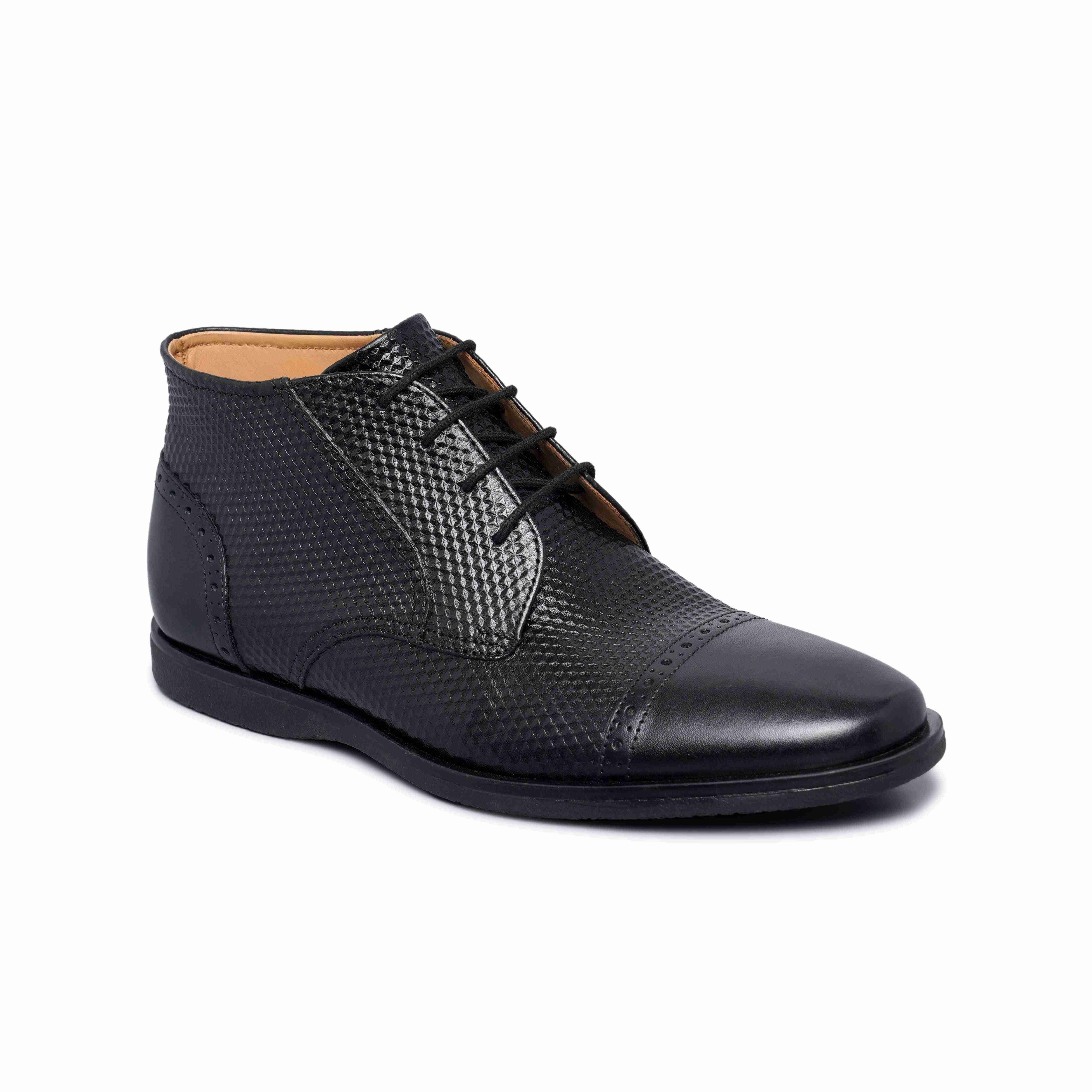 The Venice Ruosh Men Black Ankle Chukka Boot