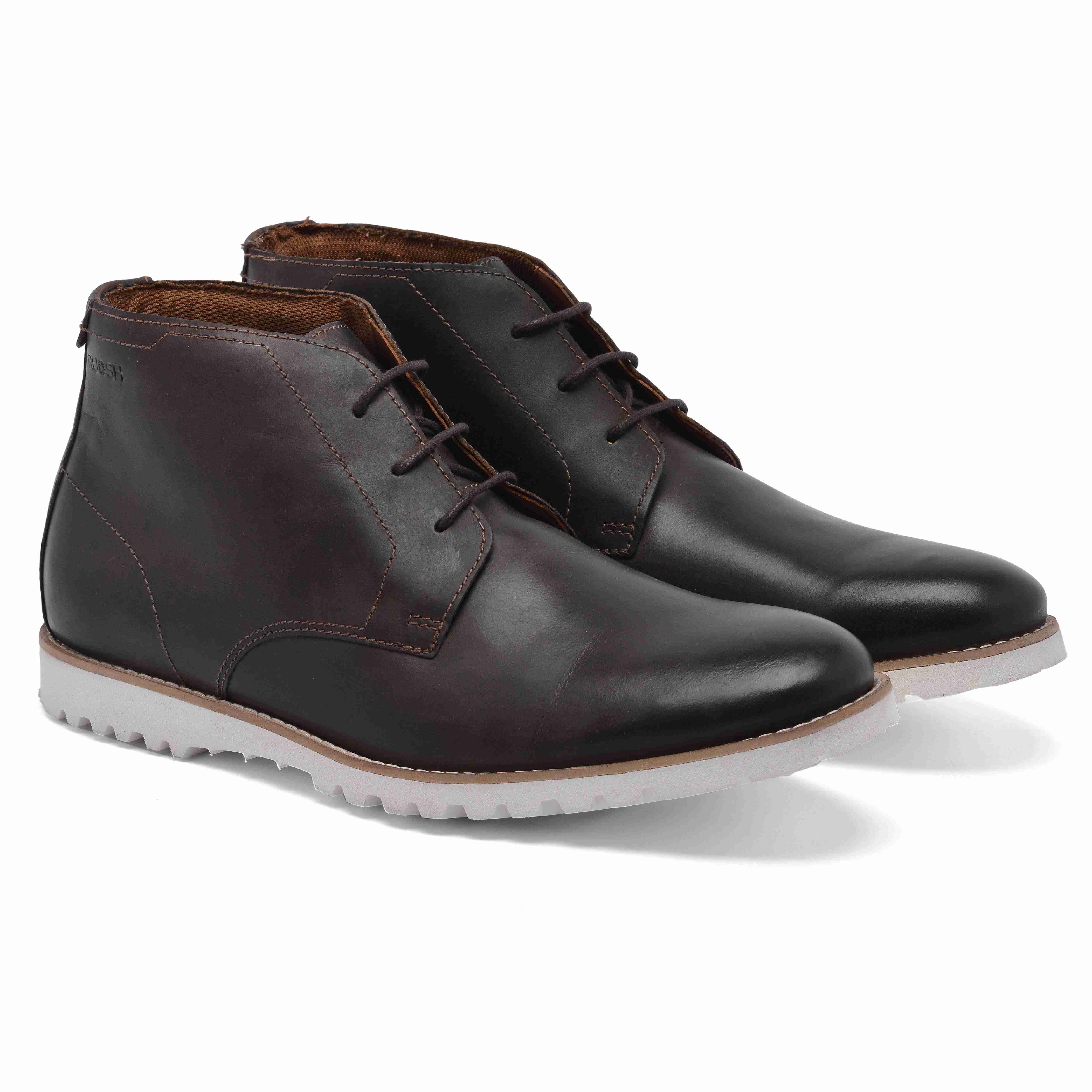 The Otes Ruosh Men Brown Ankle Chukka Boot