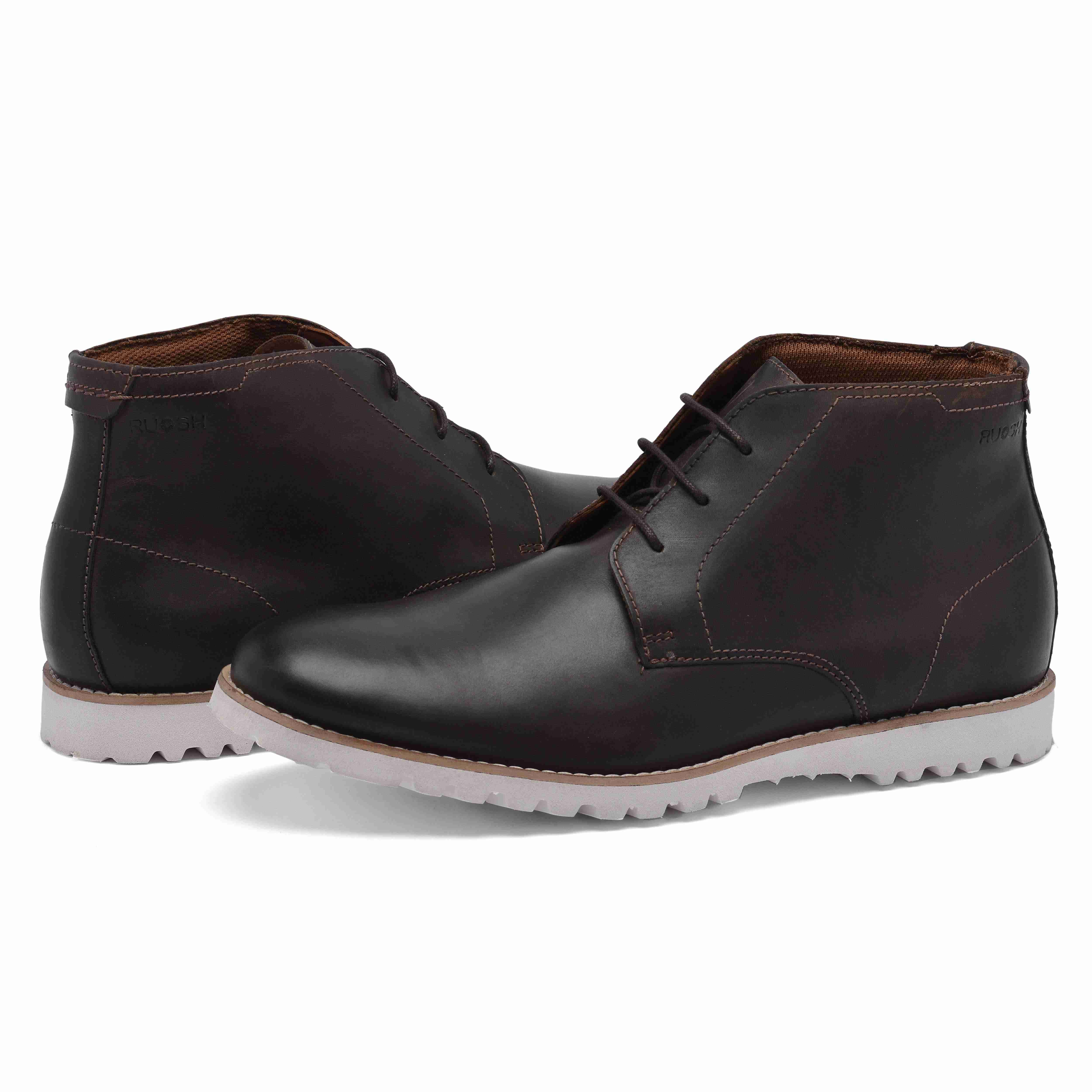 The Otes Ruosh Men Brown Ankle Chukka Boot