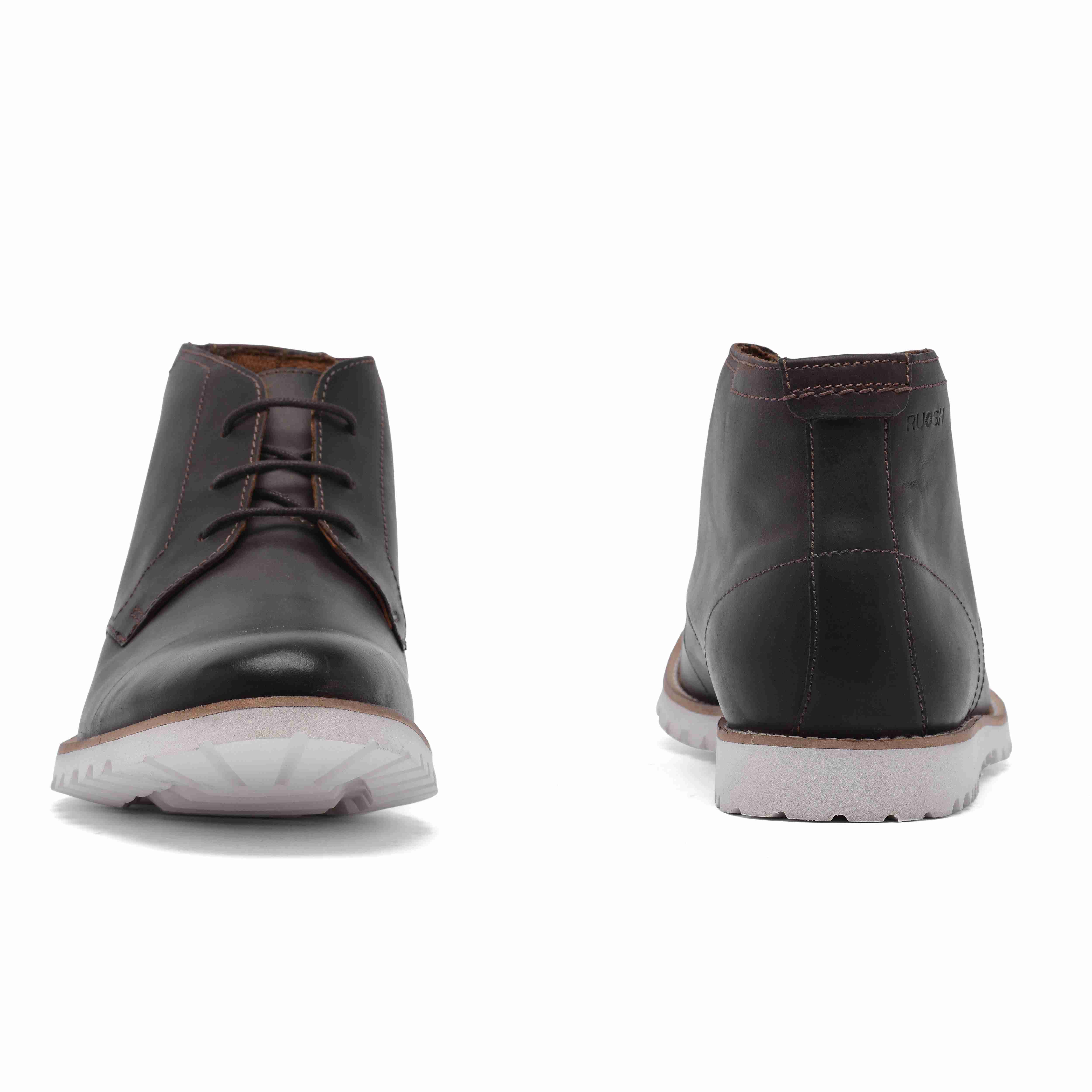 The Otes Ruosh Men Brown Ankle Chukka Boot