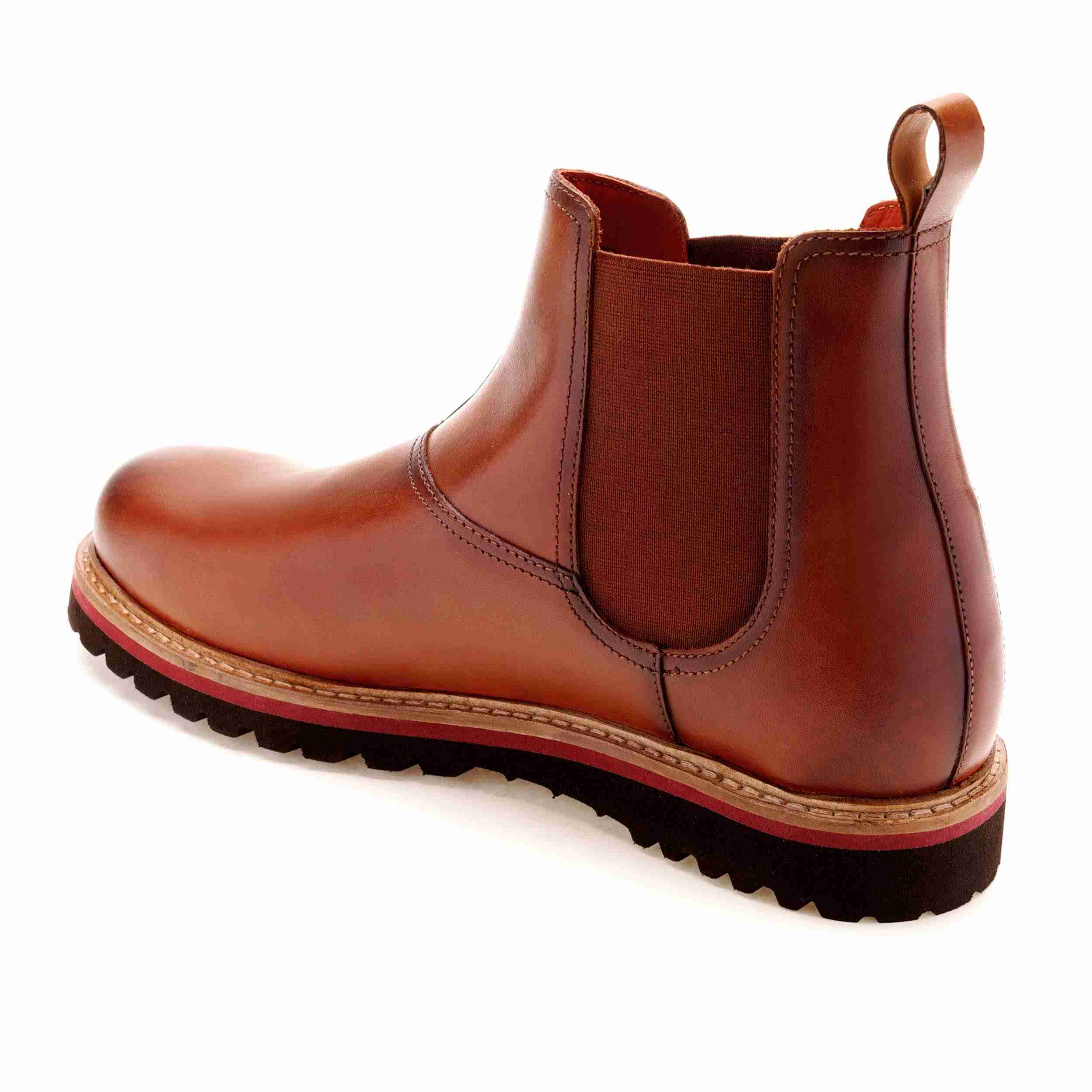 The Dalton Ruosh Men Tan Smart Chelsea Boot
