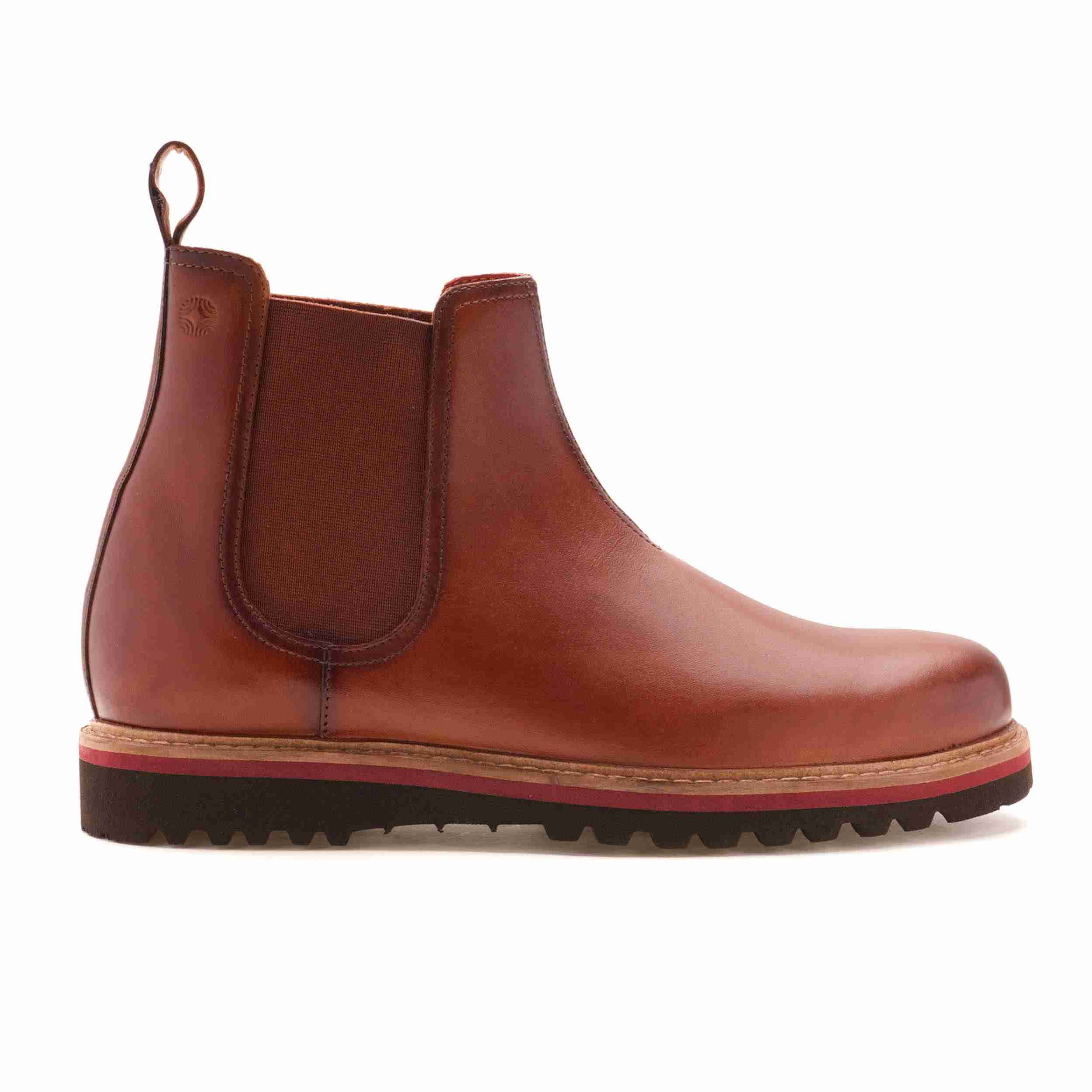 The Dalton Ruosh Men Tan Smart Chelsea Boot