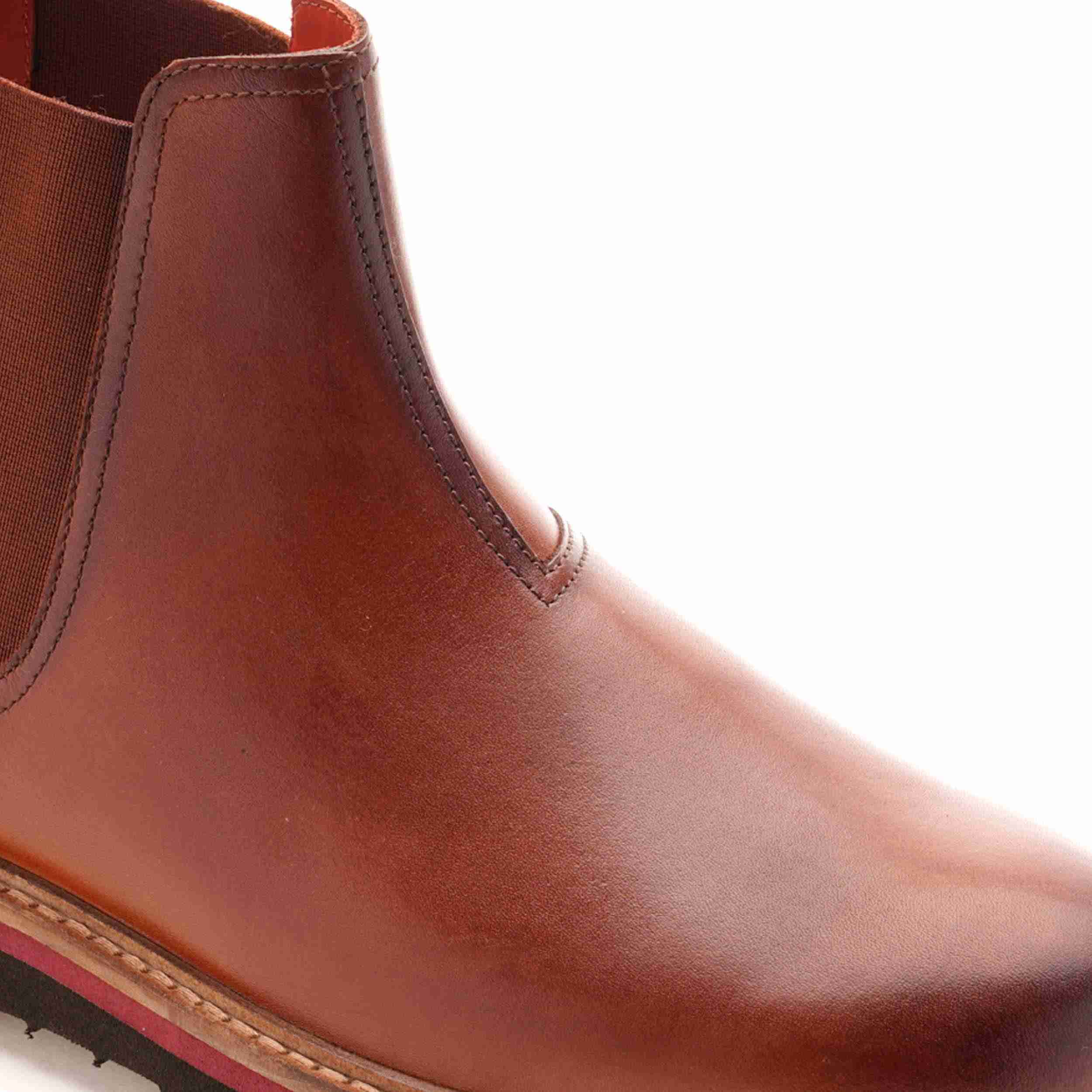 The Dalton Ruosh Men Tan Smart Chelsea Boot