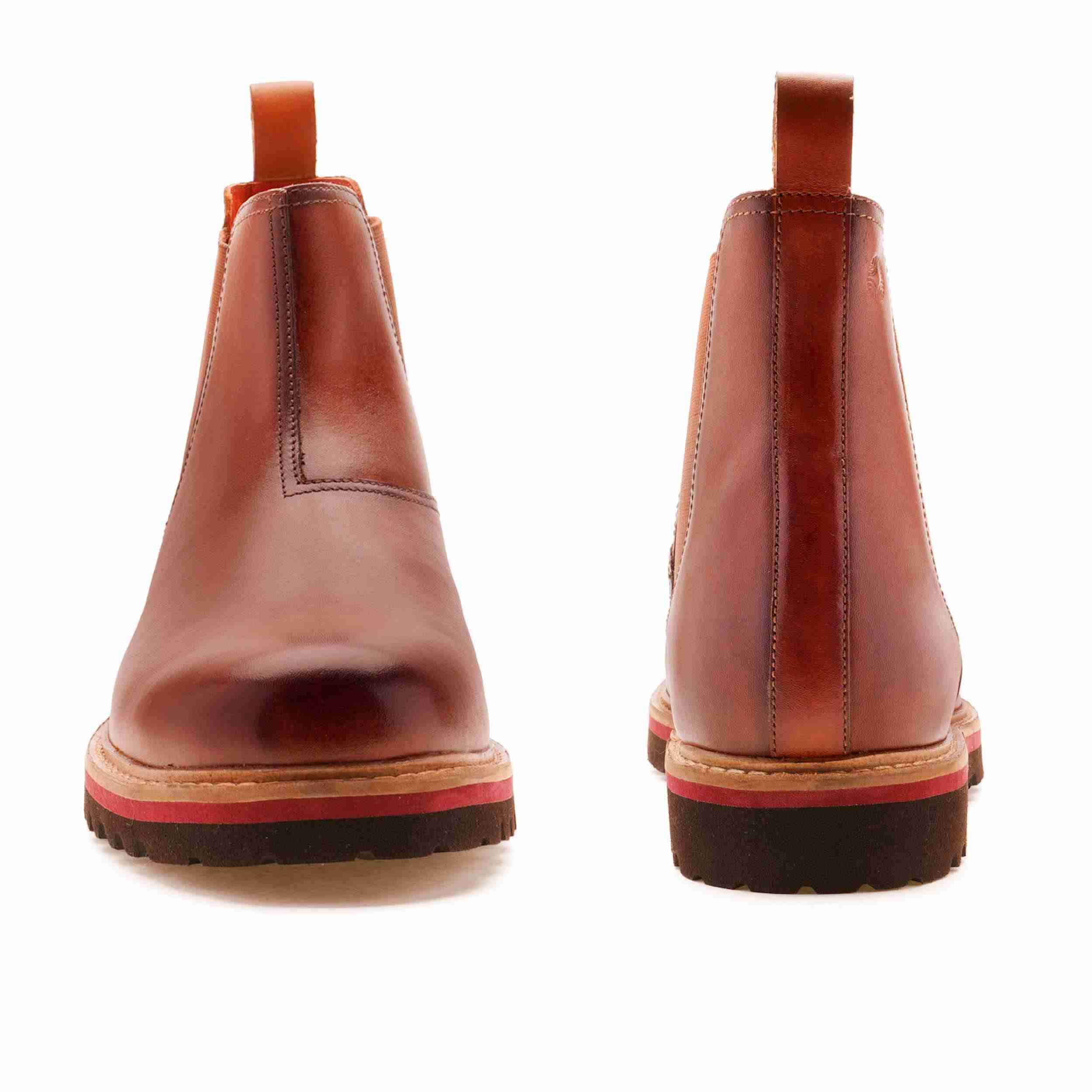 The Dalton Ruosh Men Tan Smart Chelsea Boot