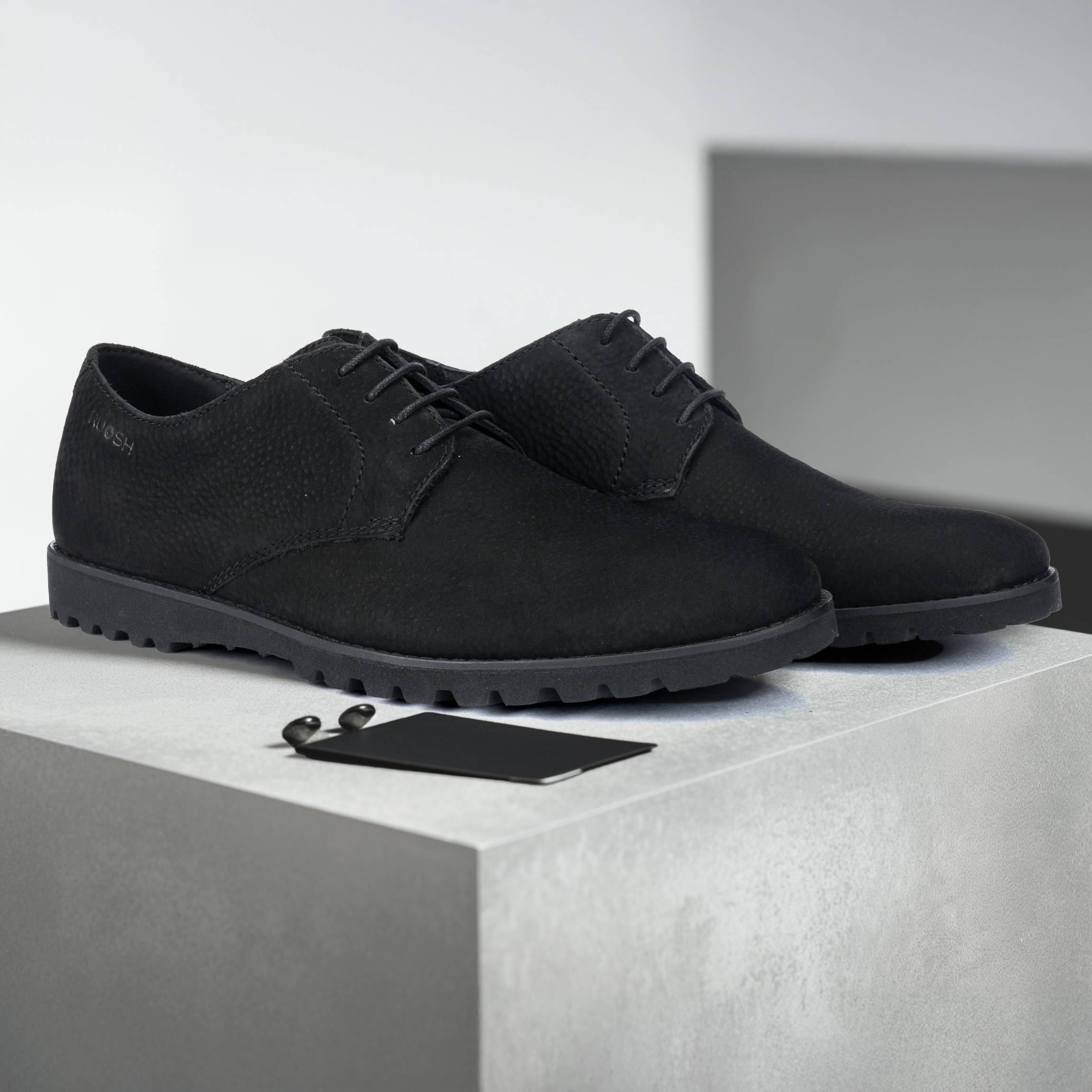 The Otes  Ruosh Men Black Casual Derby