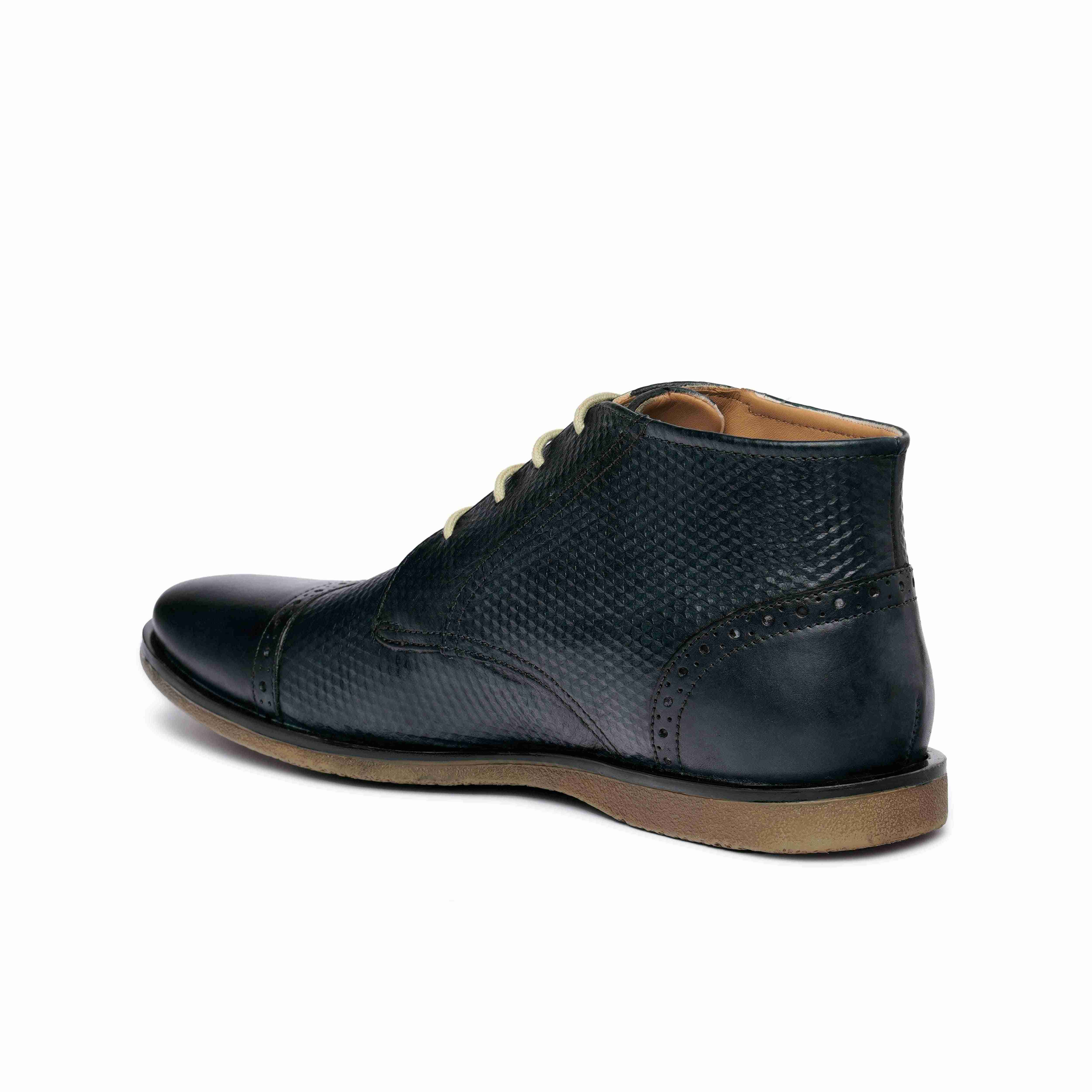 The Venice Ruosh Men Navy Ankle Chukka Boot
