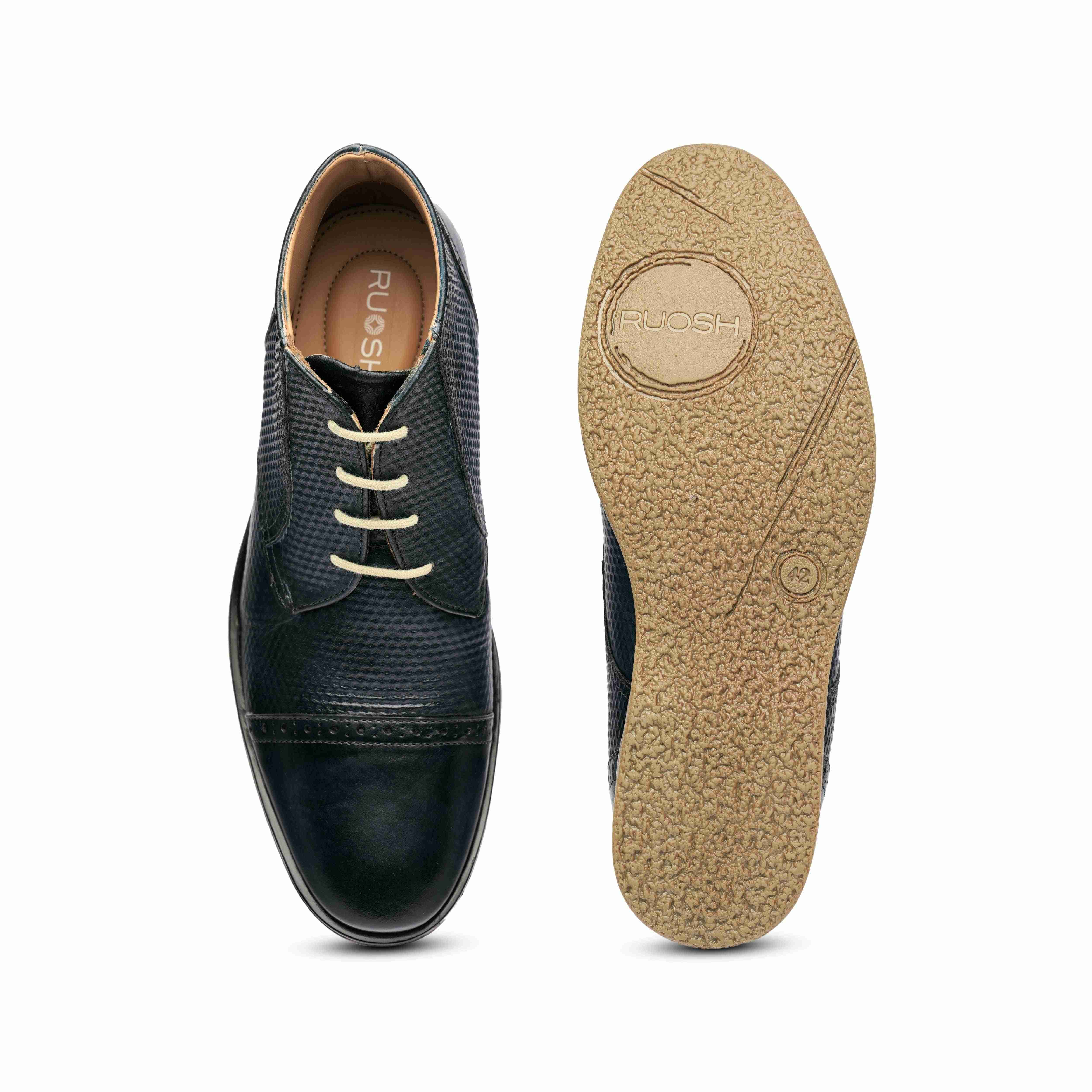 The Venice Ruosh Men Navy Ankle Chukka Boot