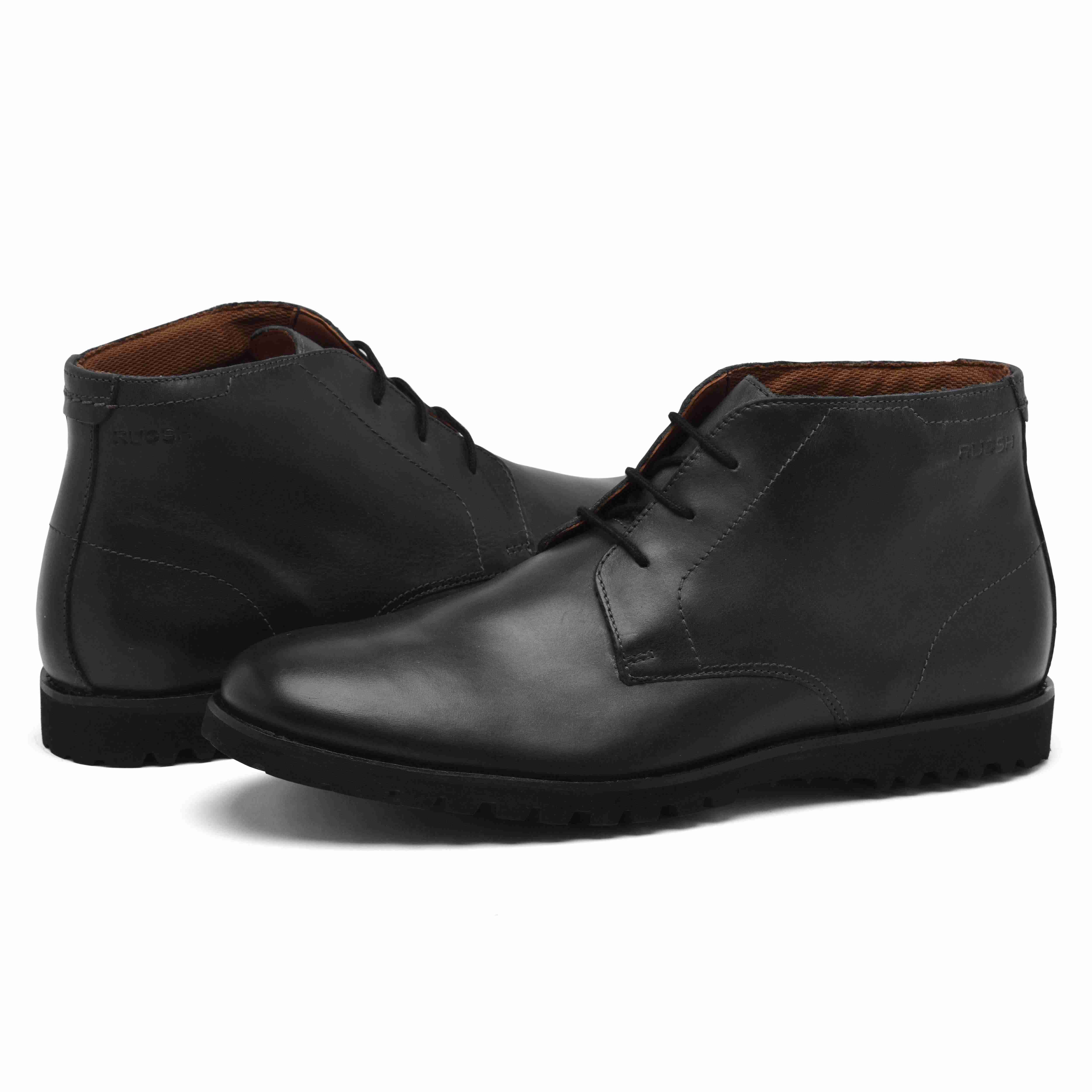 The Otes Ruosh Men Navy Ankle Chukka Boot