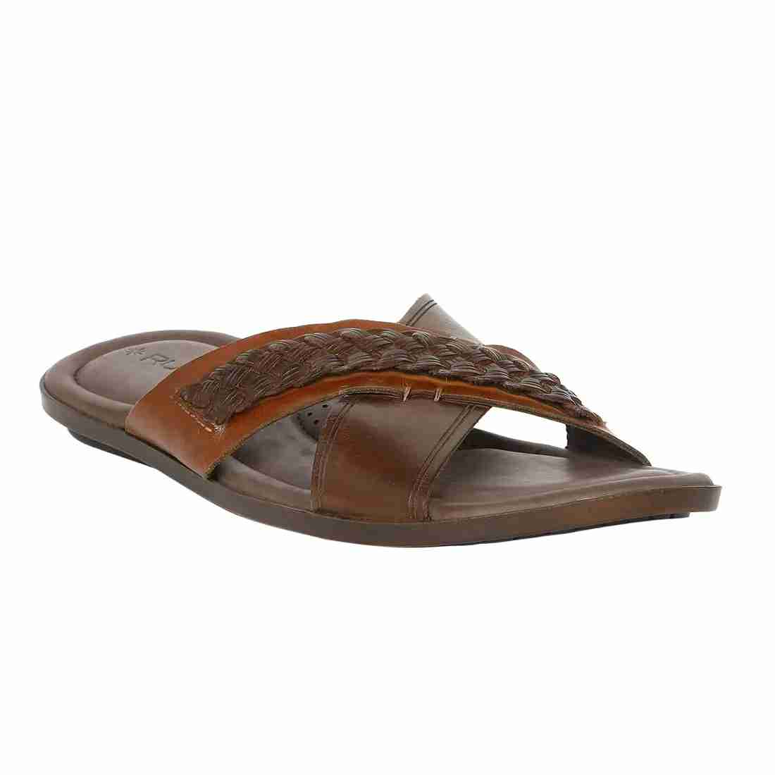 Ruosh Mens Brown Casual Chappal