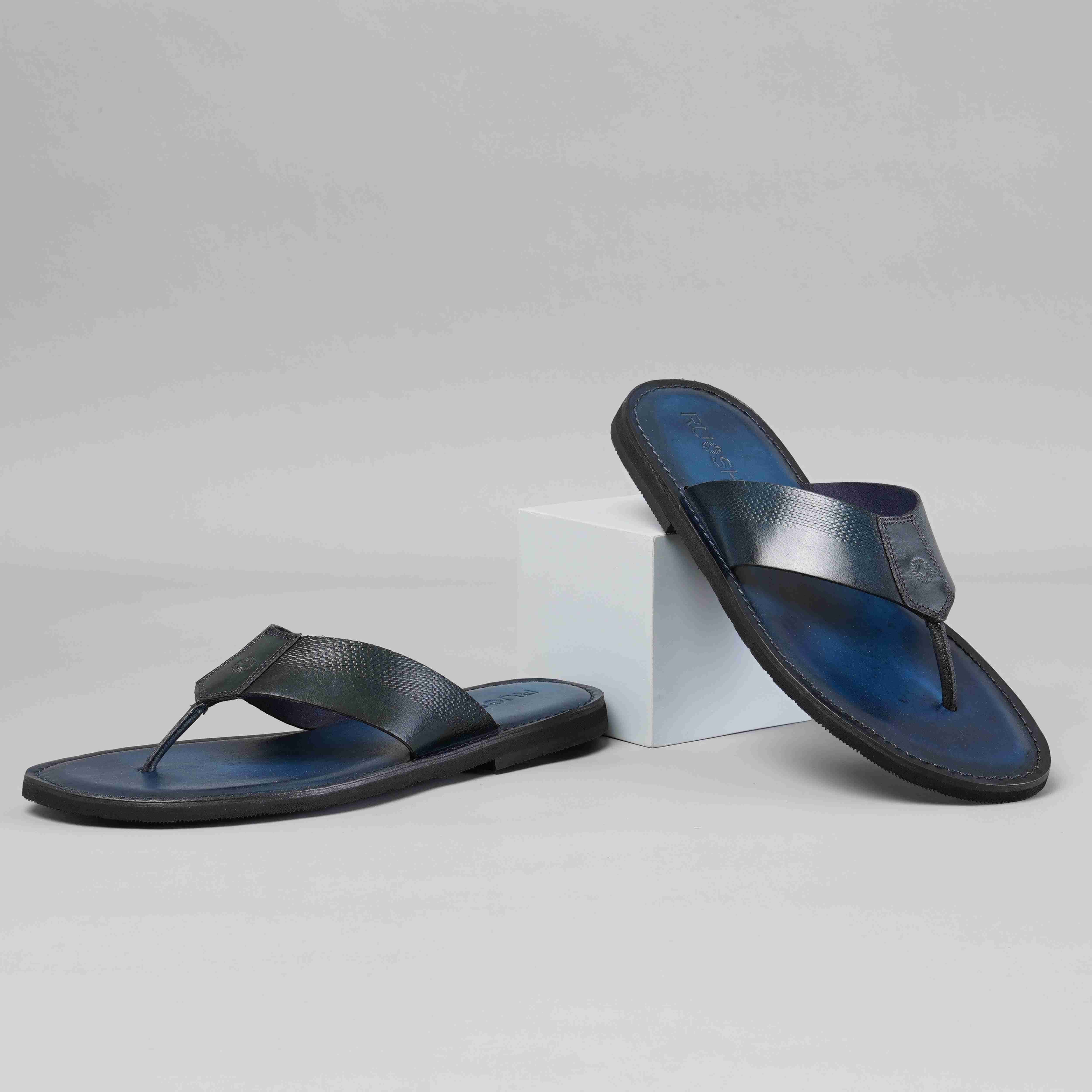 The Pisa Ruosh Men Blue Slipper