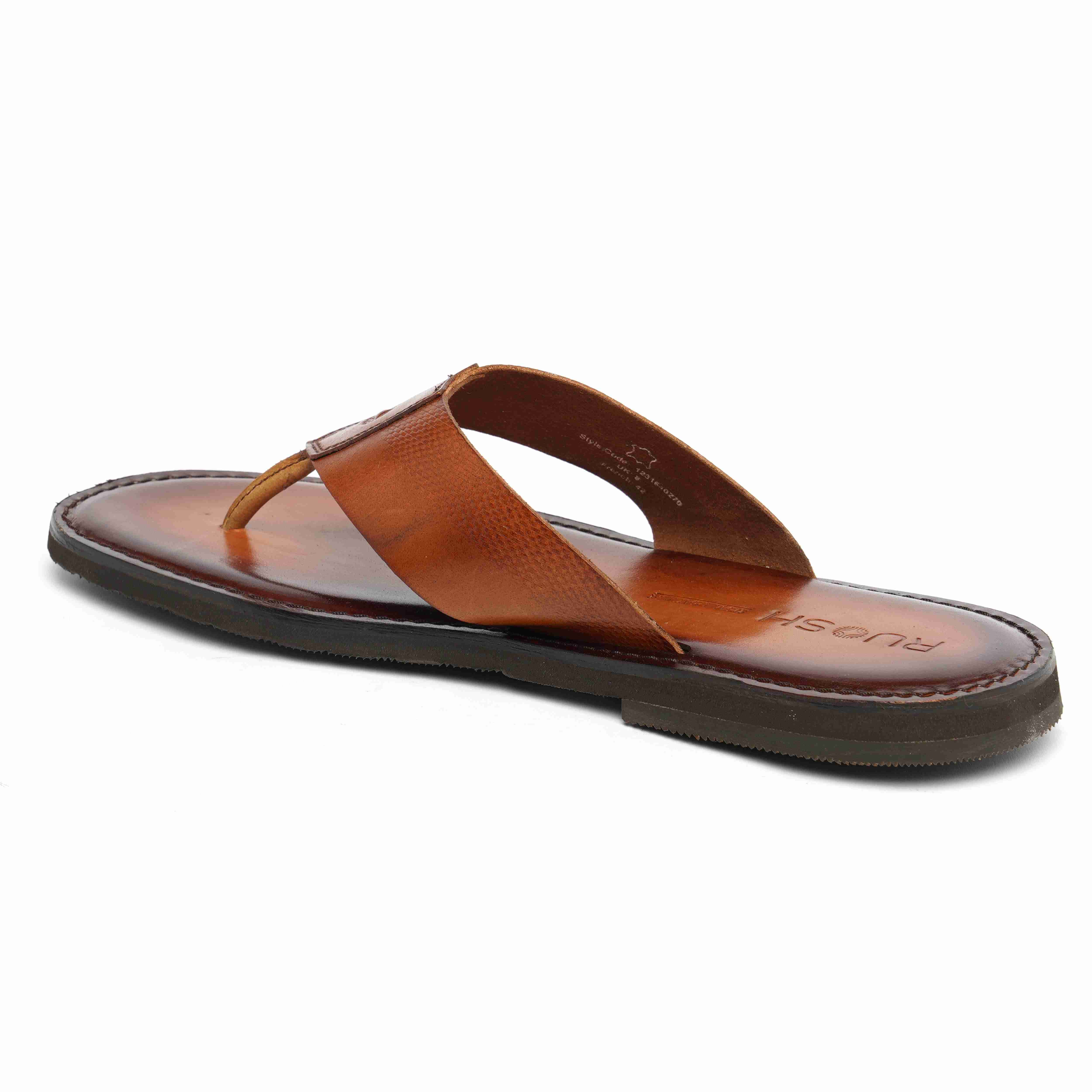 The Pisa Ruosh Men Tan Slipper