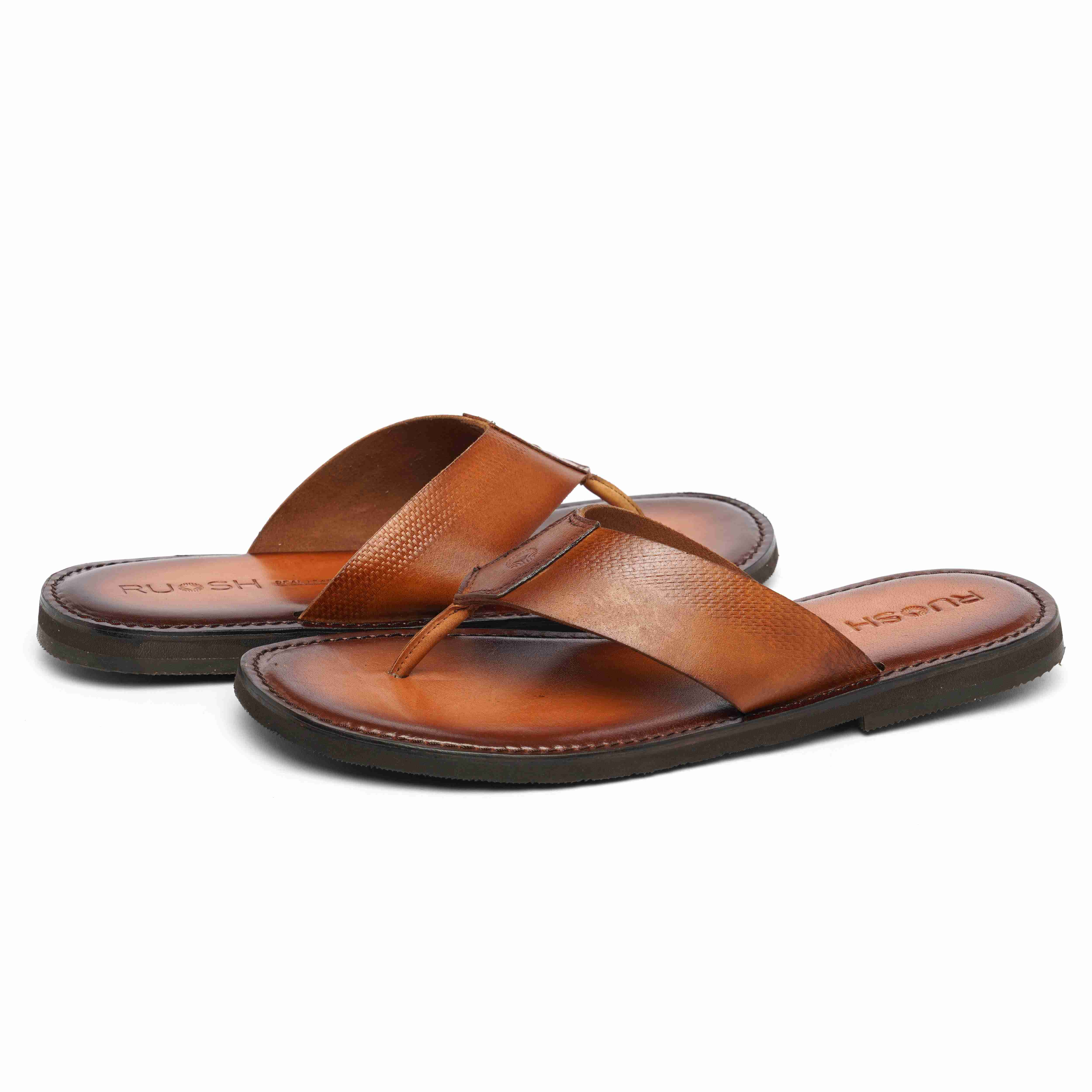 The Pisa Ruosh Men Tan Slipper