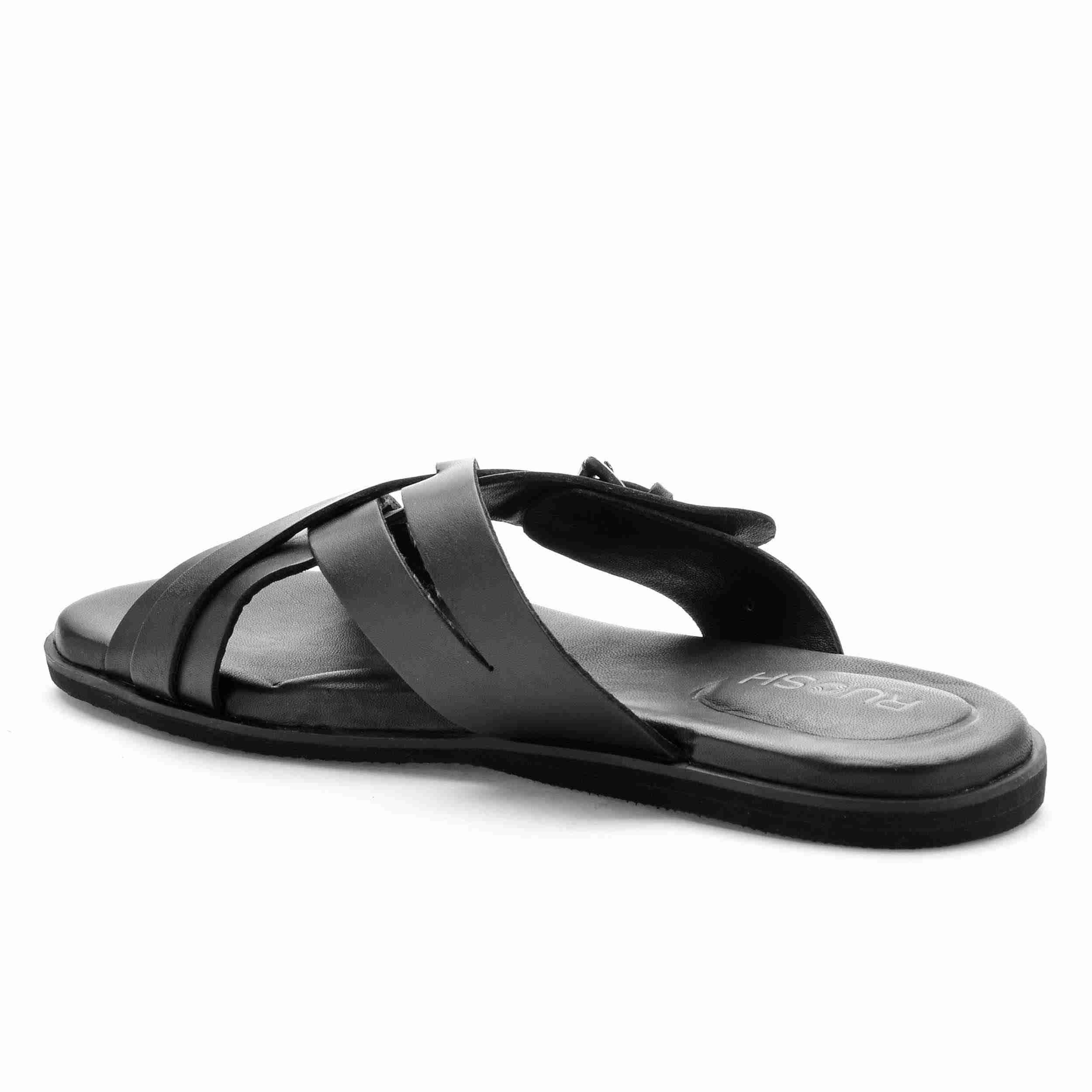 The Rio Ruosh Men Black Slipper