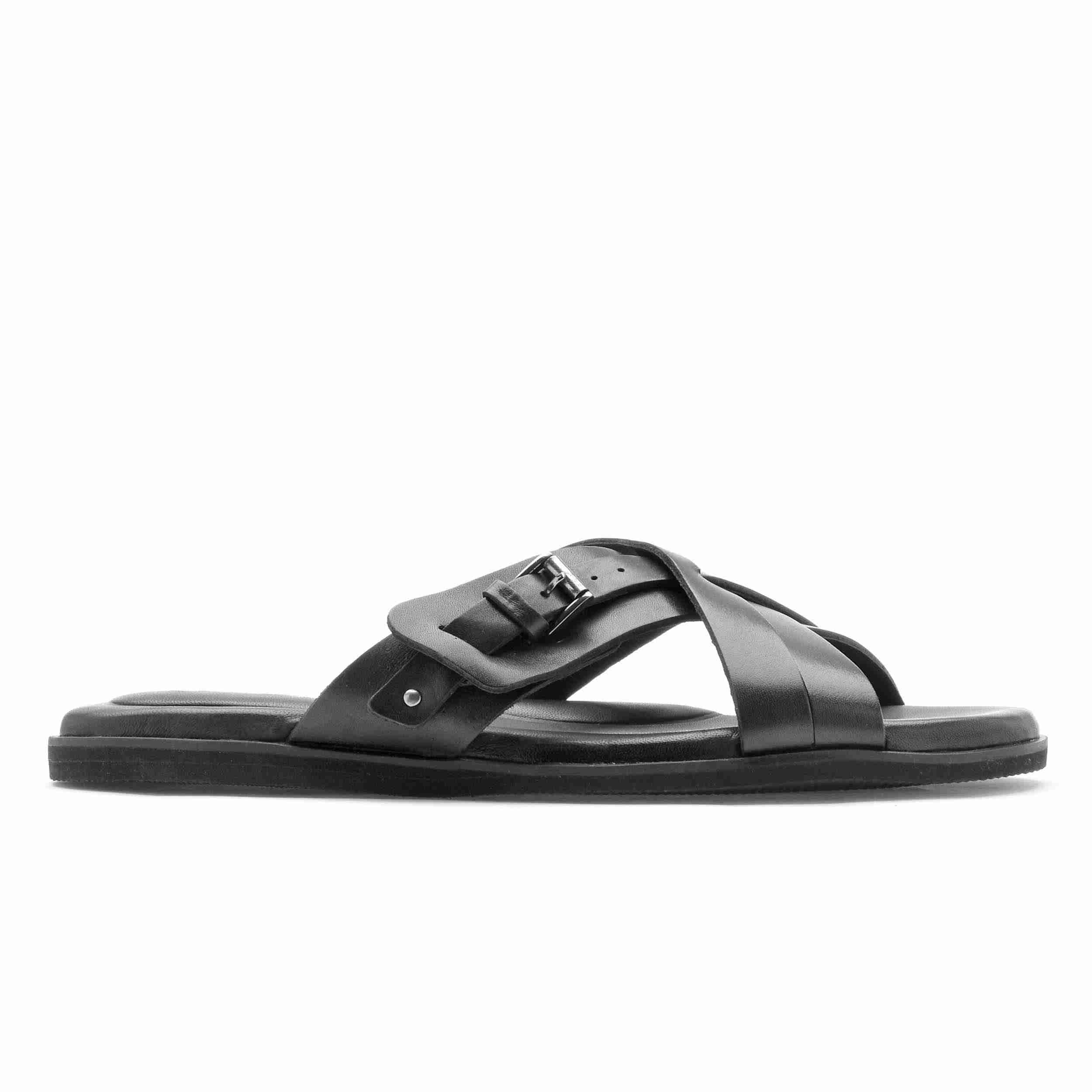 The Rio Ruosh Men Black Slipper