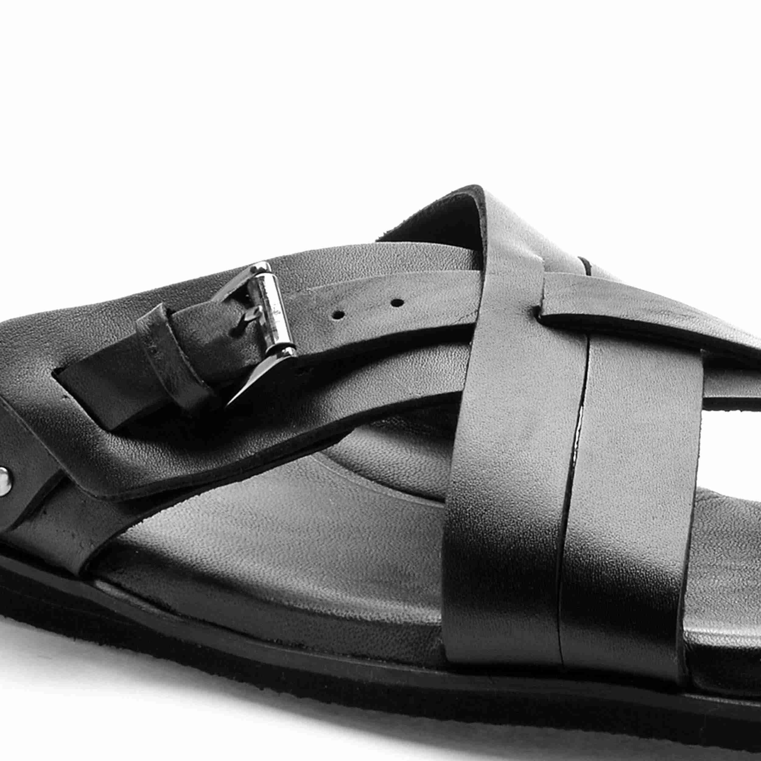 The Rio Ruosh Men Black Slipper