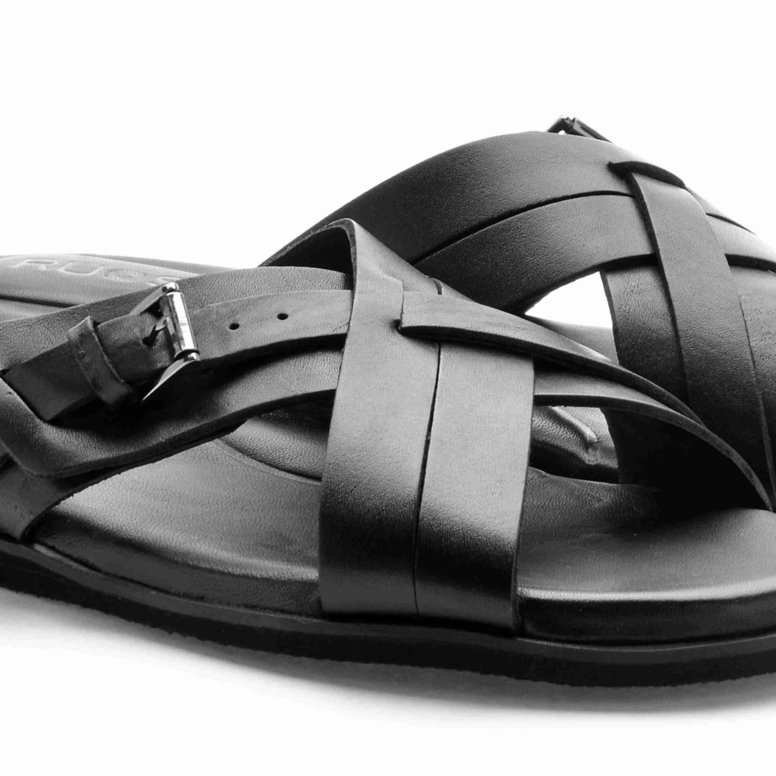 The Rio Ruosh Men Black Slipper