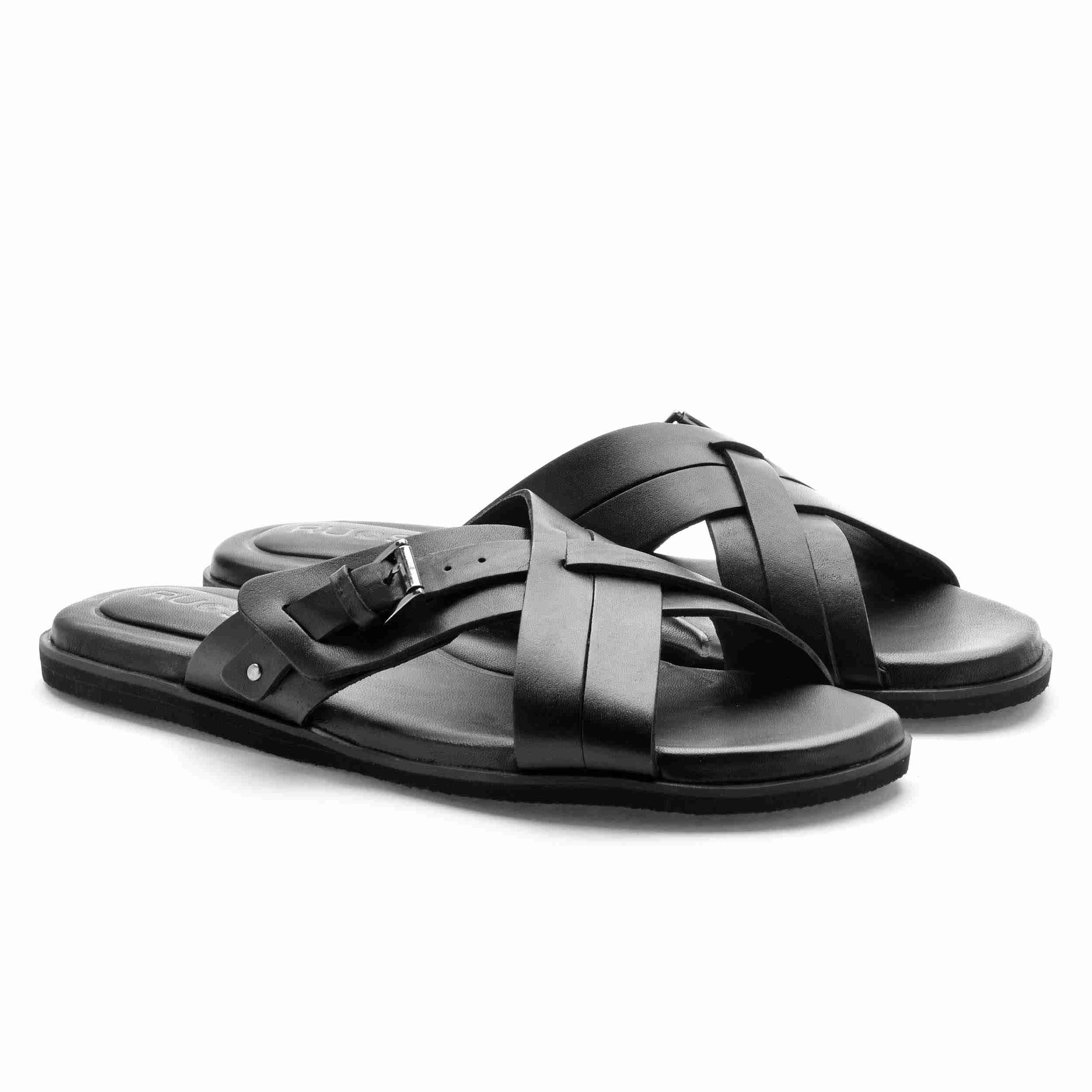 The Rio Ruosh Men Black Slipper