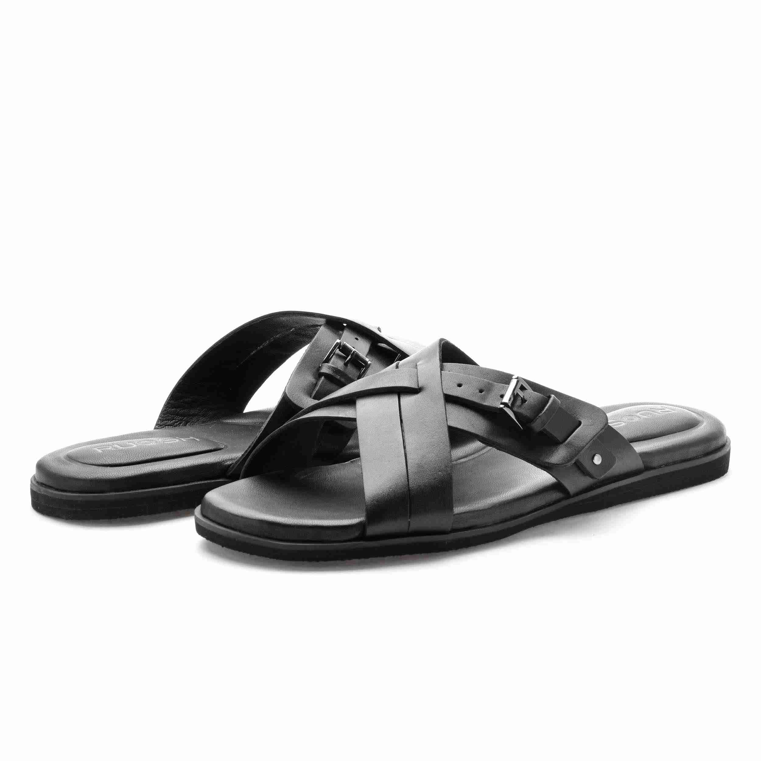 The Rio Ruosh Men Black Slipper