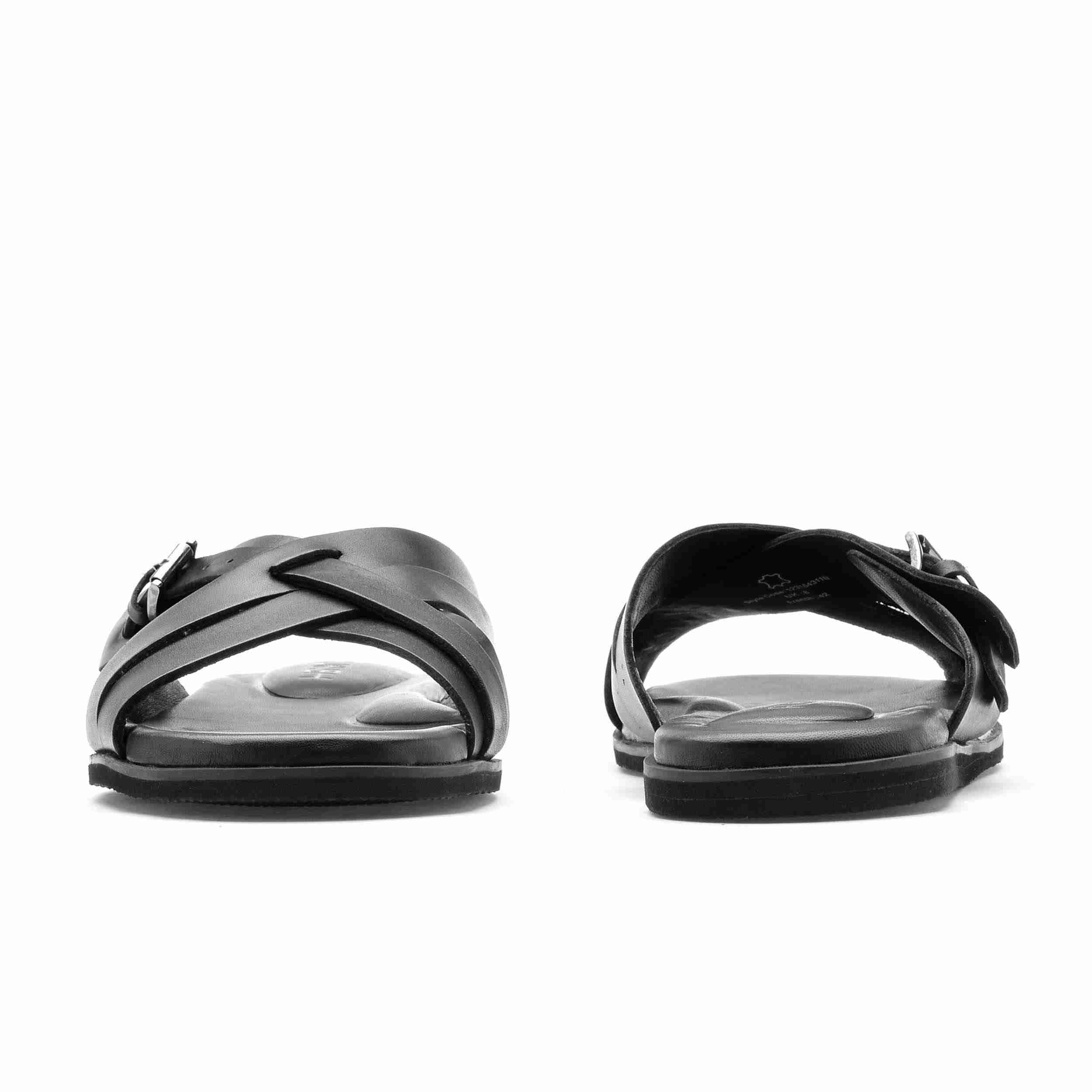 The Rio Ruosh Men Black Slipper
