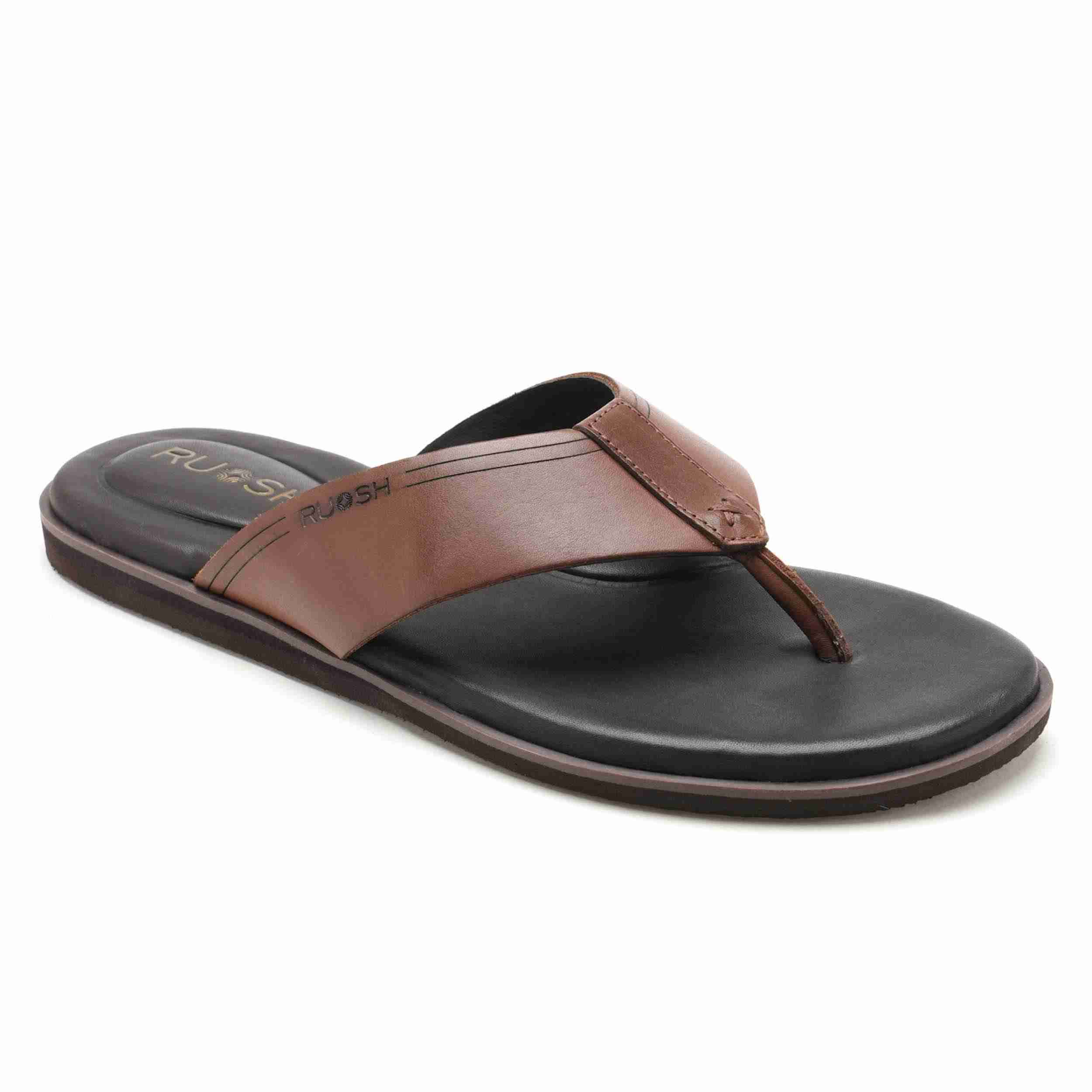The Aero Ruosh Men Tan Slipper