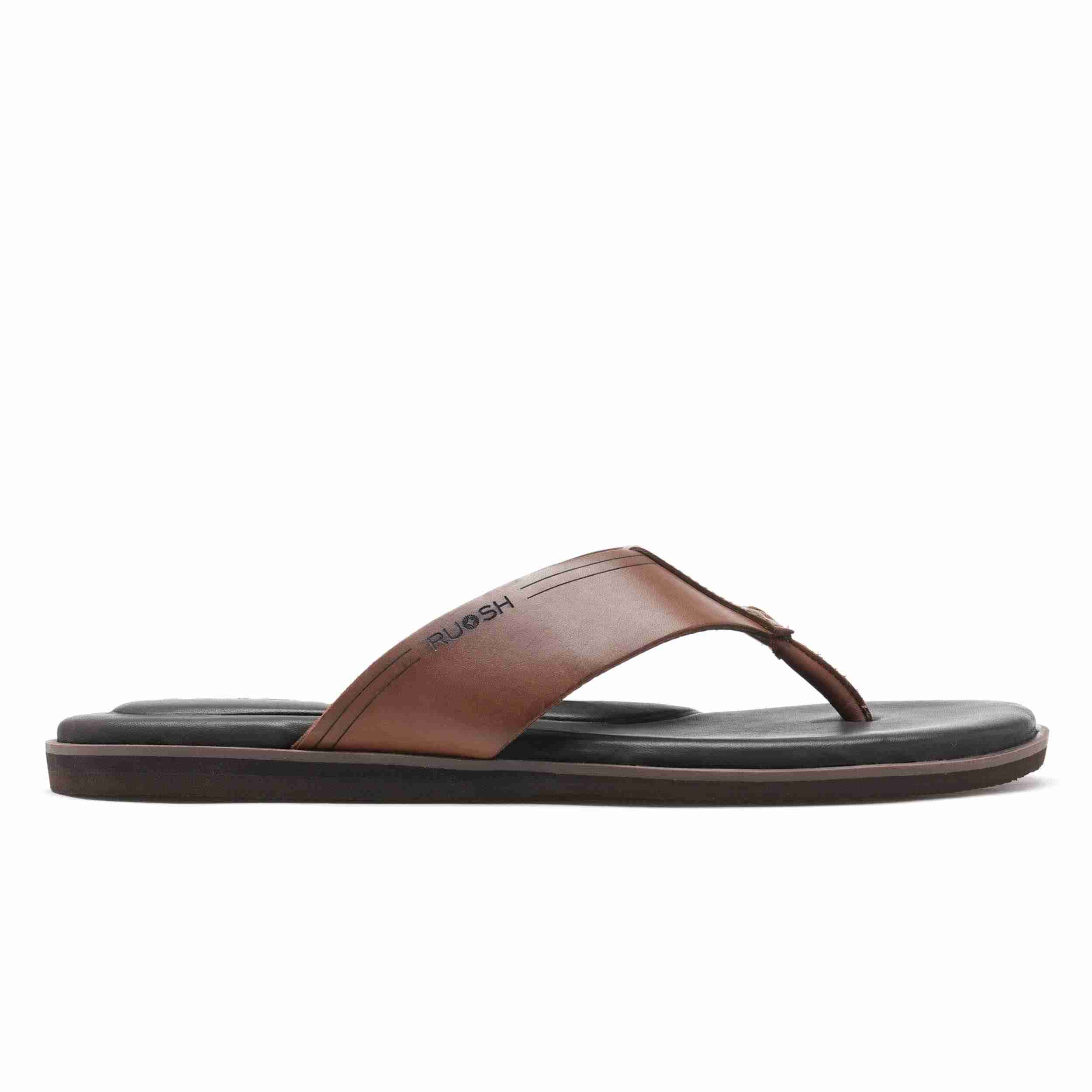 The Aero Ruosh Men Tan Slipper