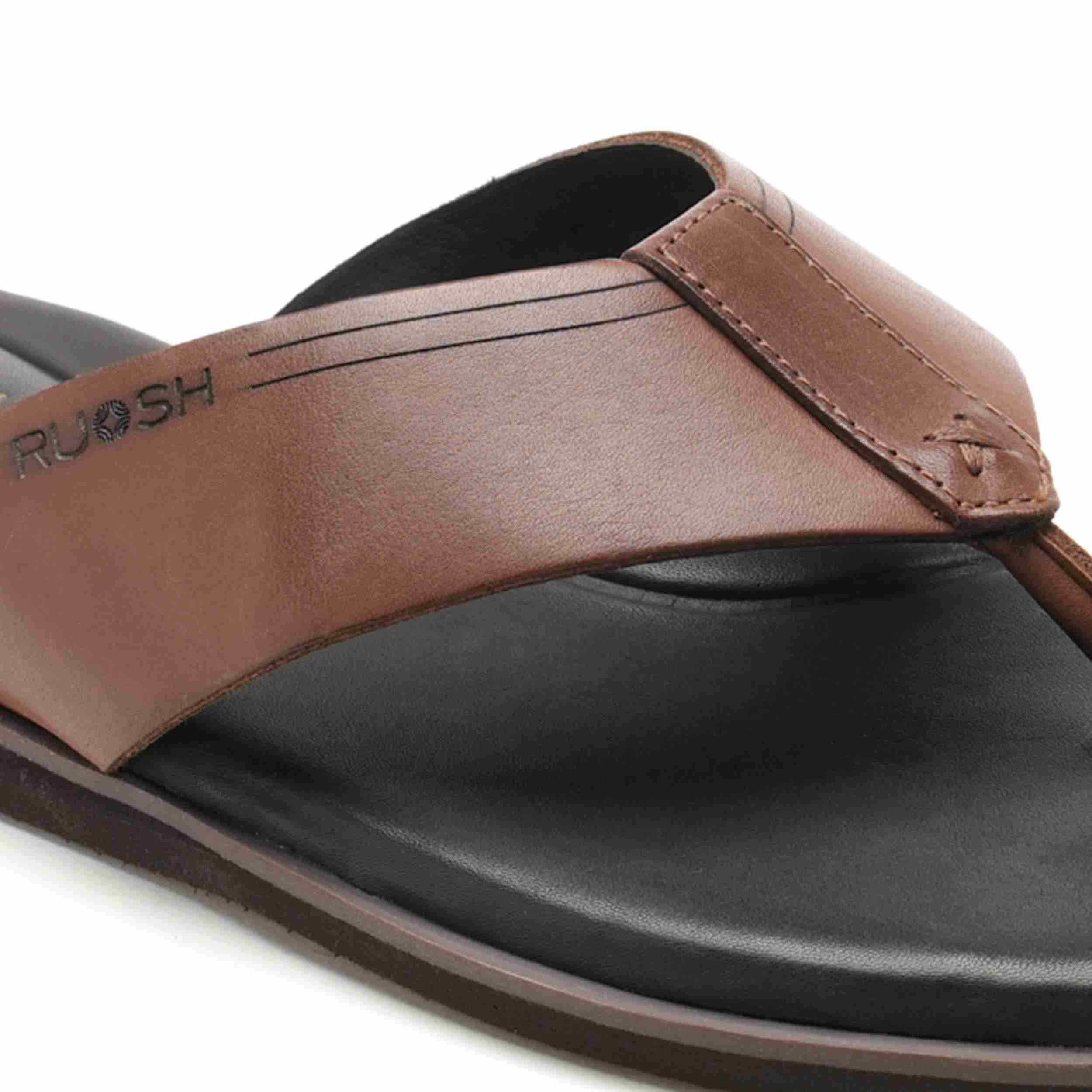 The Aero Ruosh Men Tan Slipper