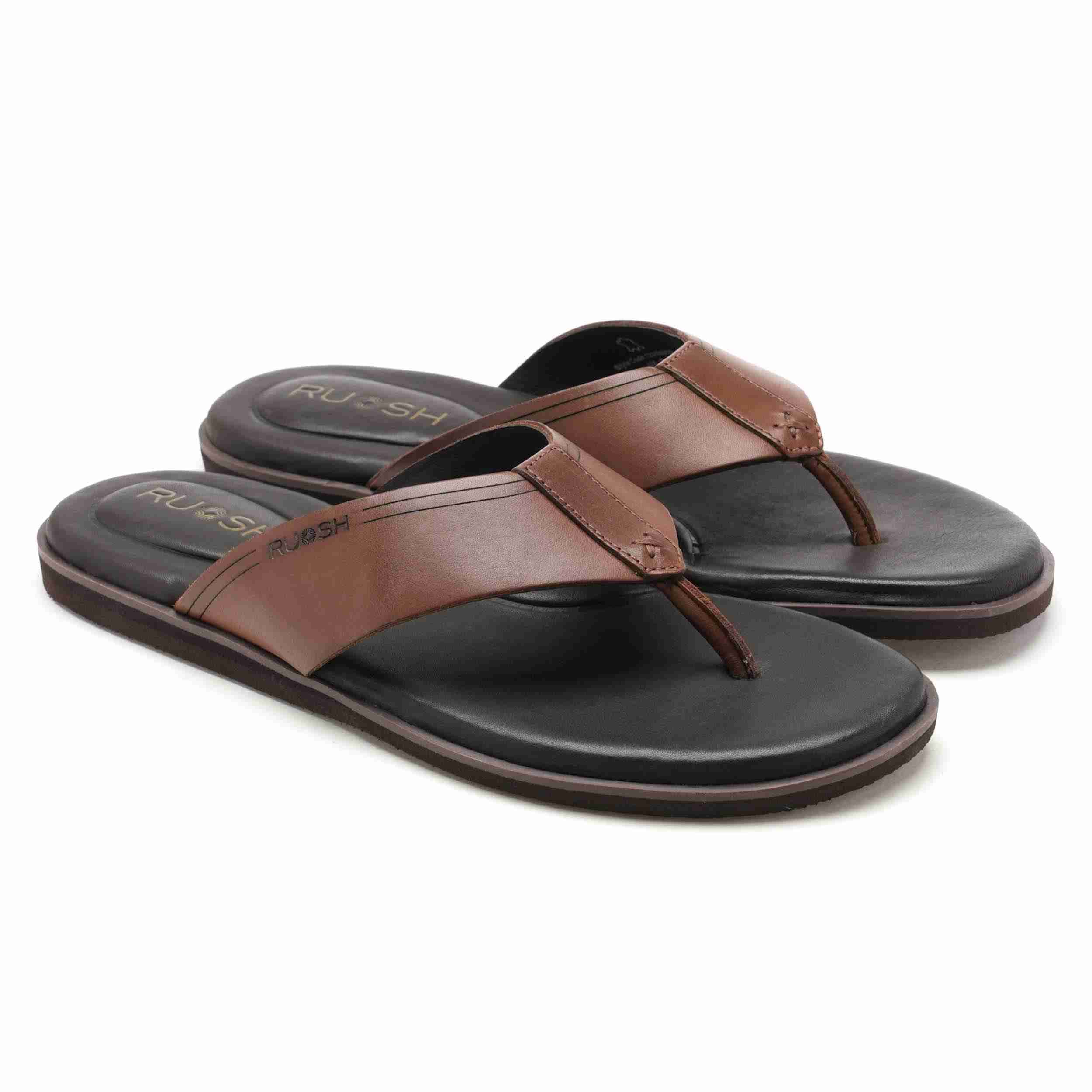 The Aero Ruosh Men Tan Slipper