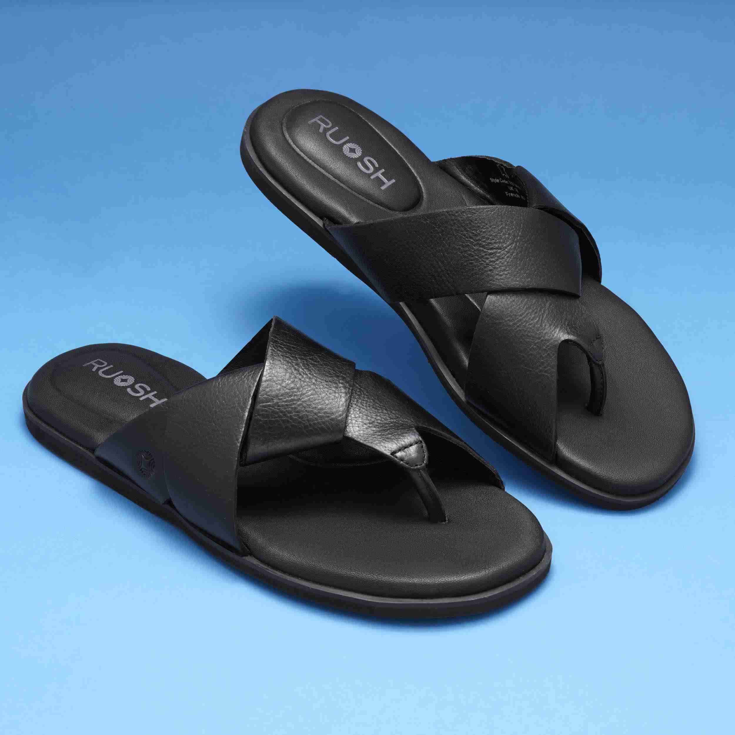 The Rubio Ruosh Men Black Slipper