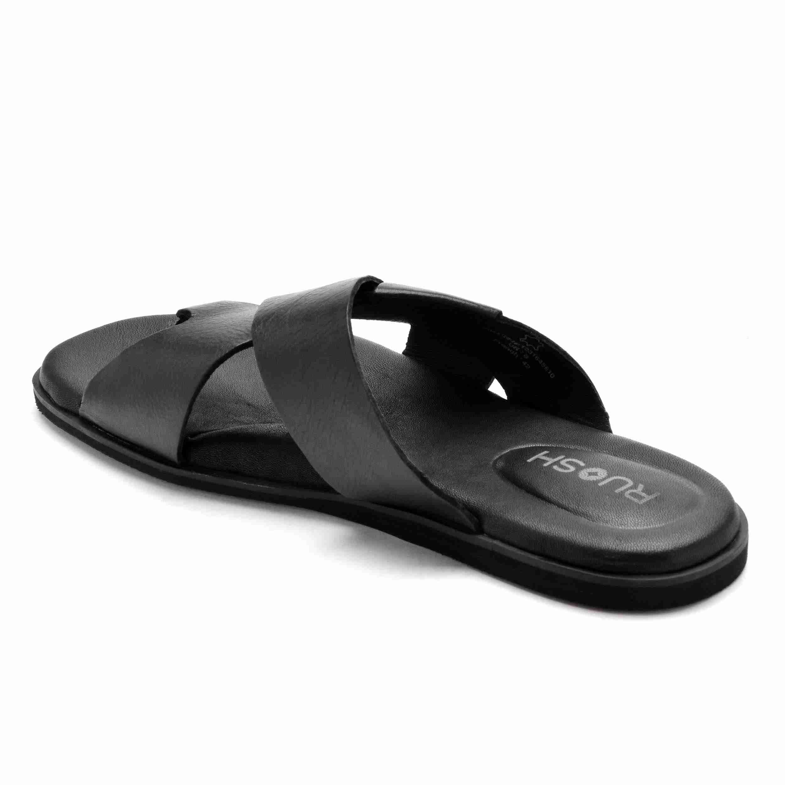 The Rubio Ruosh Men Black Slipper