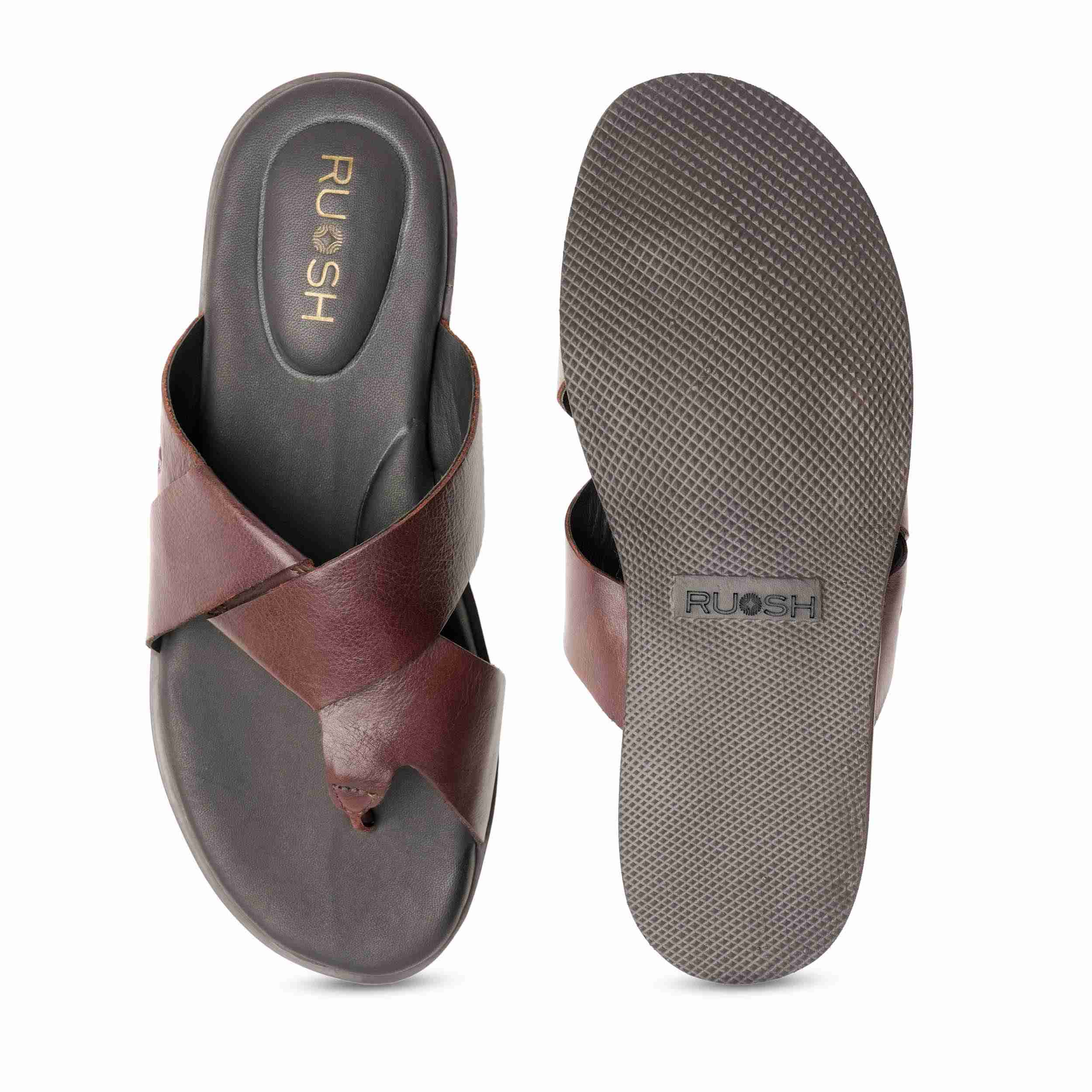 The Rubio Ruosh Men Tan Slipper