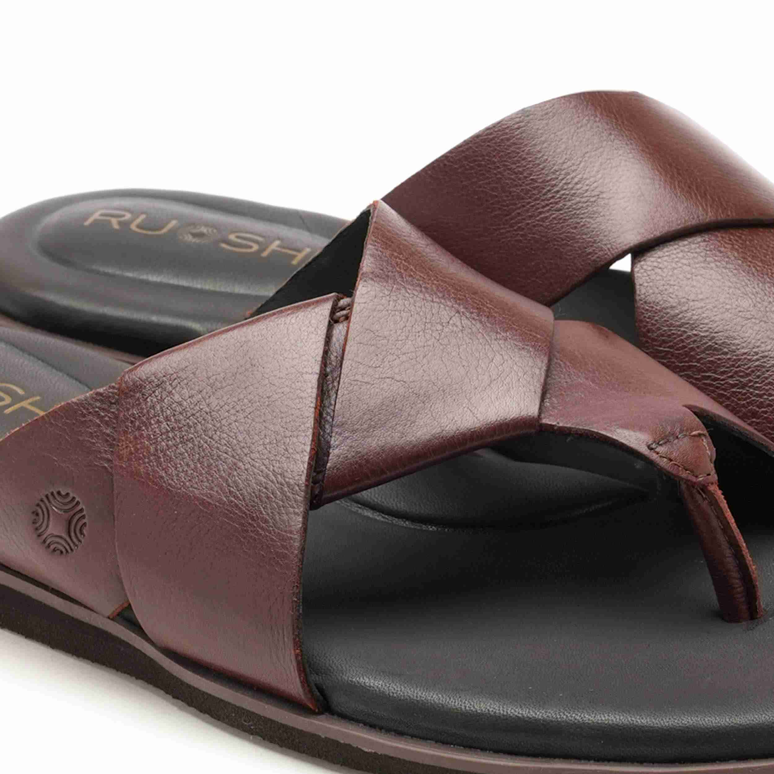 The Rubio Ruosh Men Tan Slipper