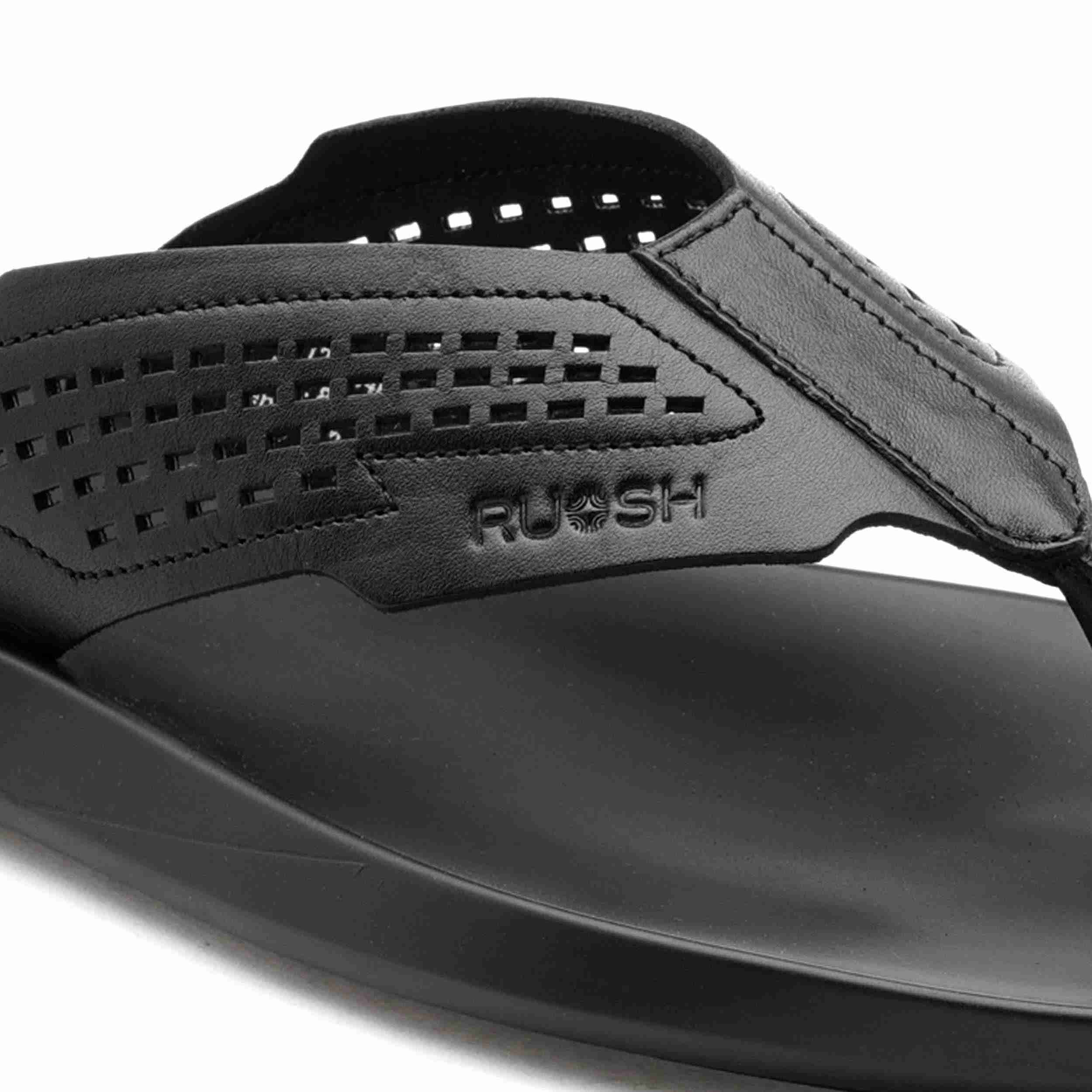 The James Black Men Casual Slipper Ruosh