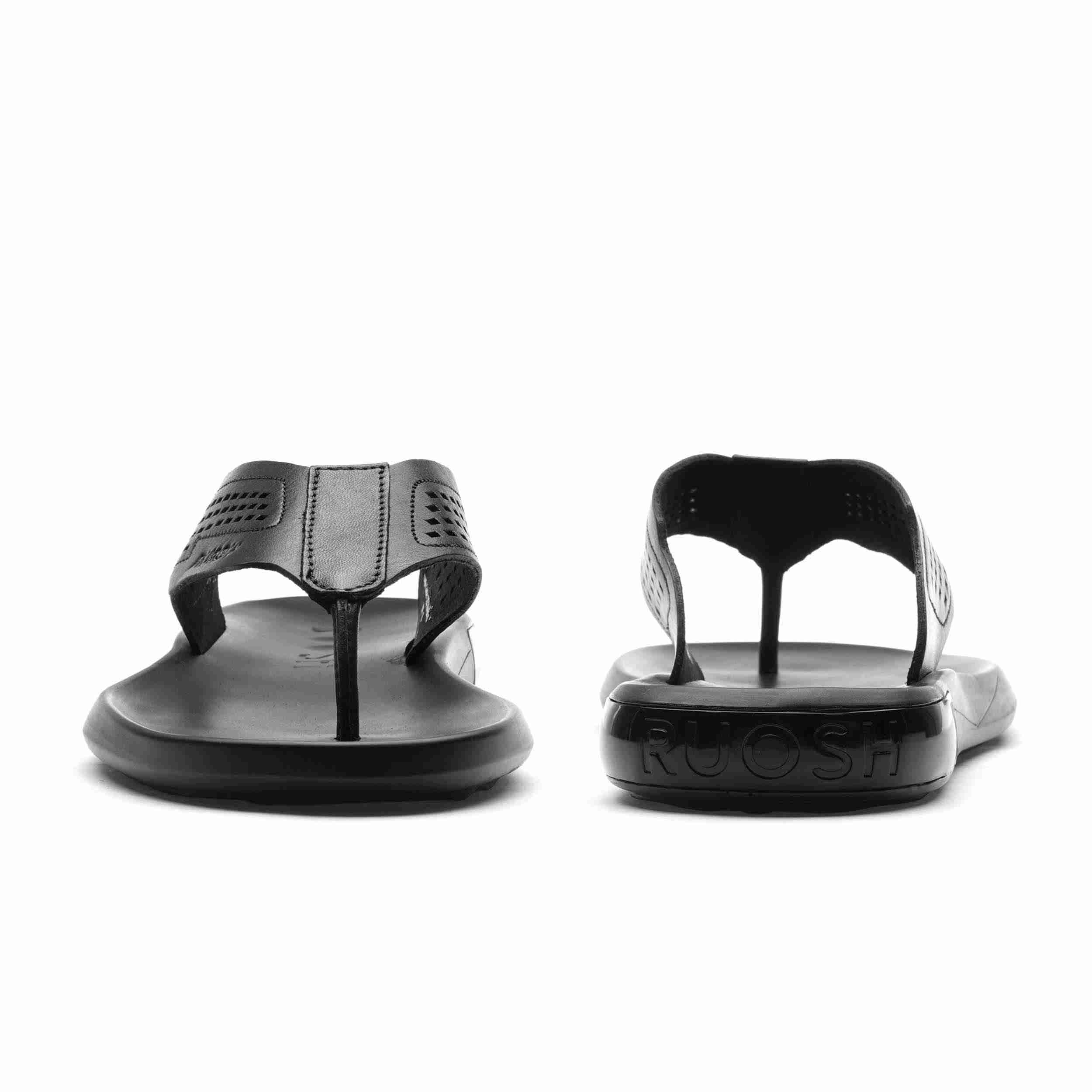 The James Black Men Casual Slipper Ruosh