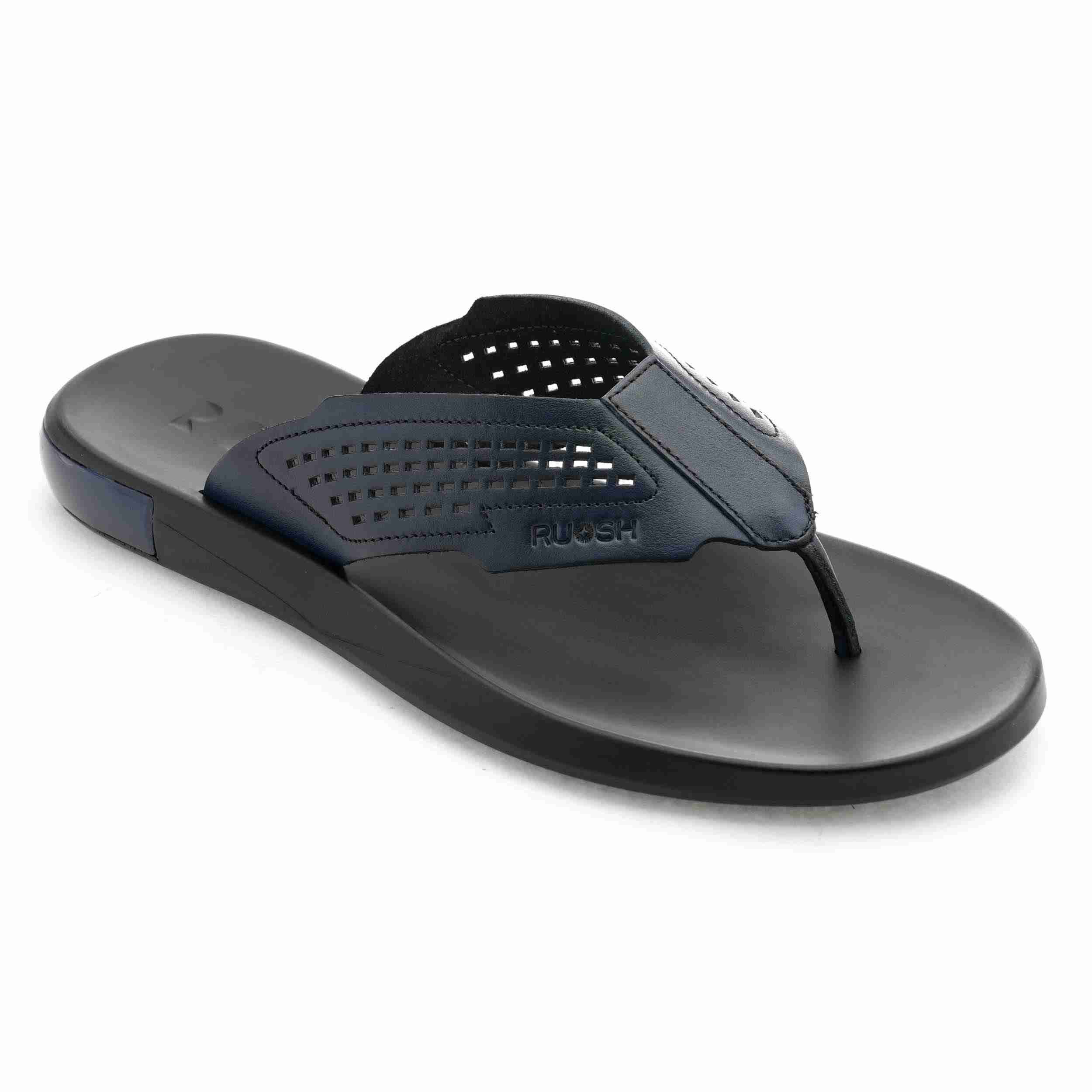 The James Navy Men Casual Slipper Ruosh