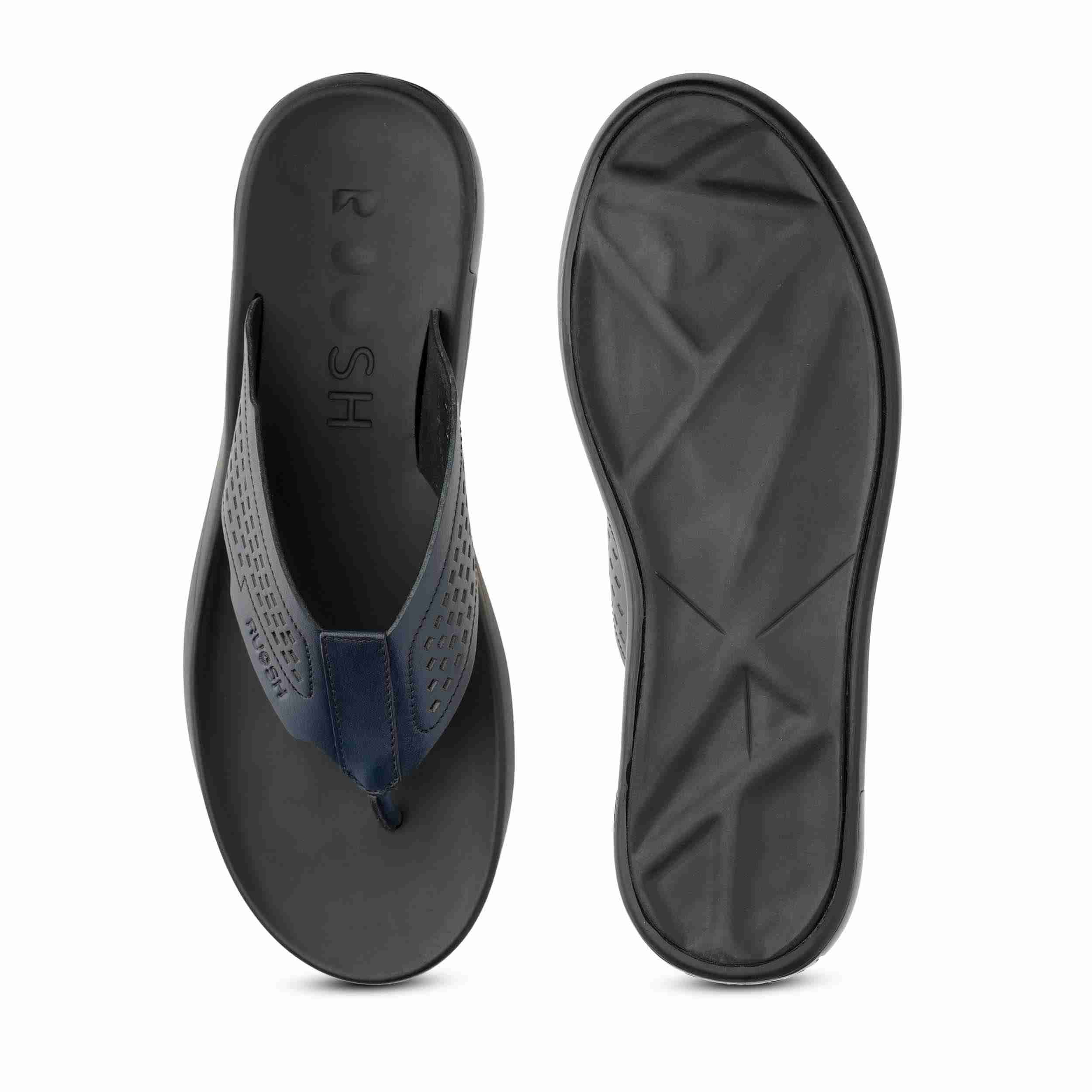 The James Navy Men Casual Slipper Ruosh