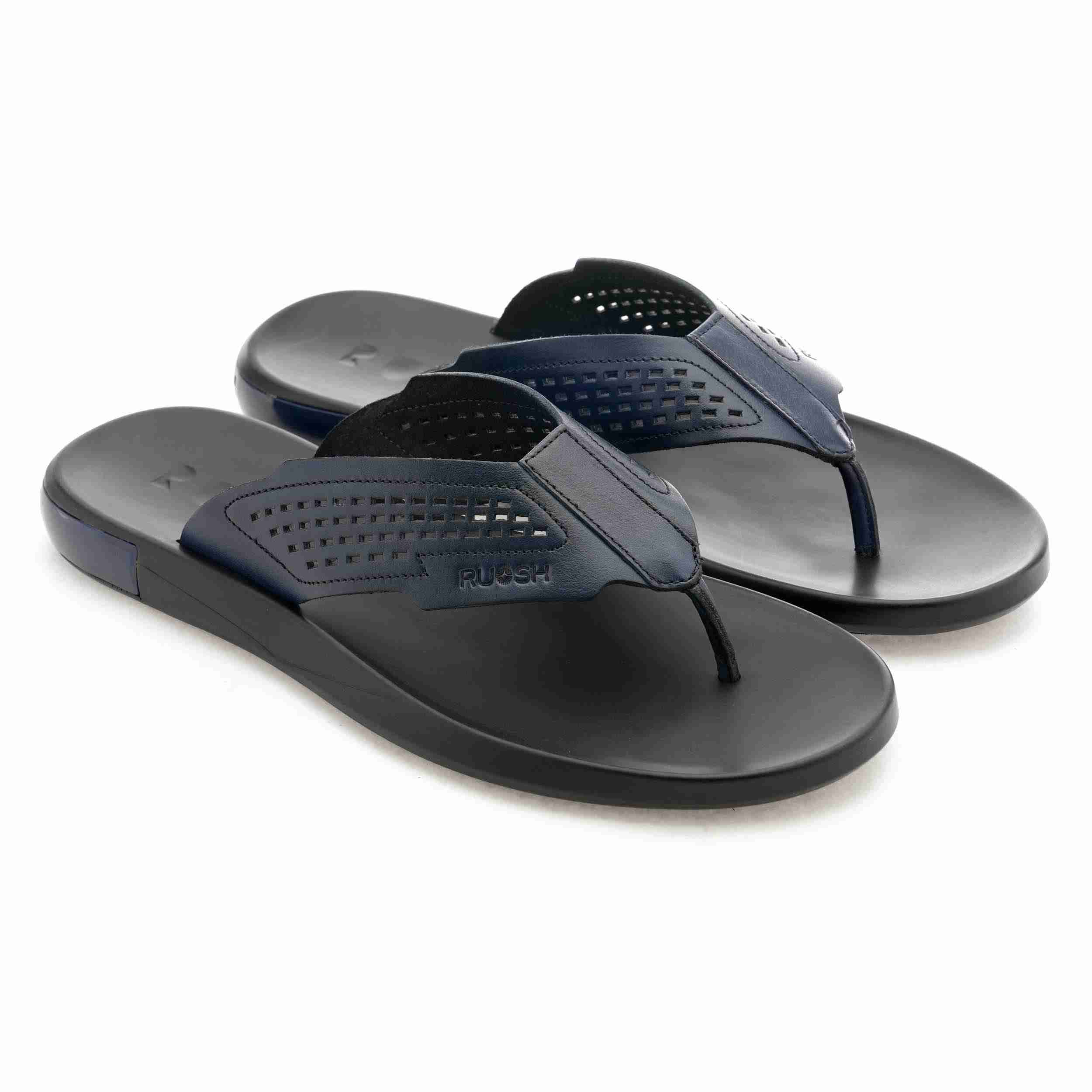 The James Navy Men Casual Slipper Ruosh