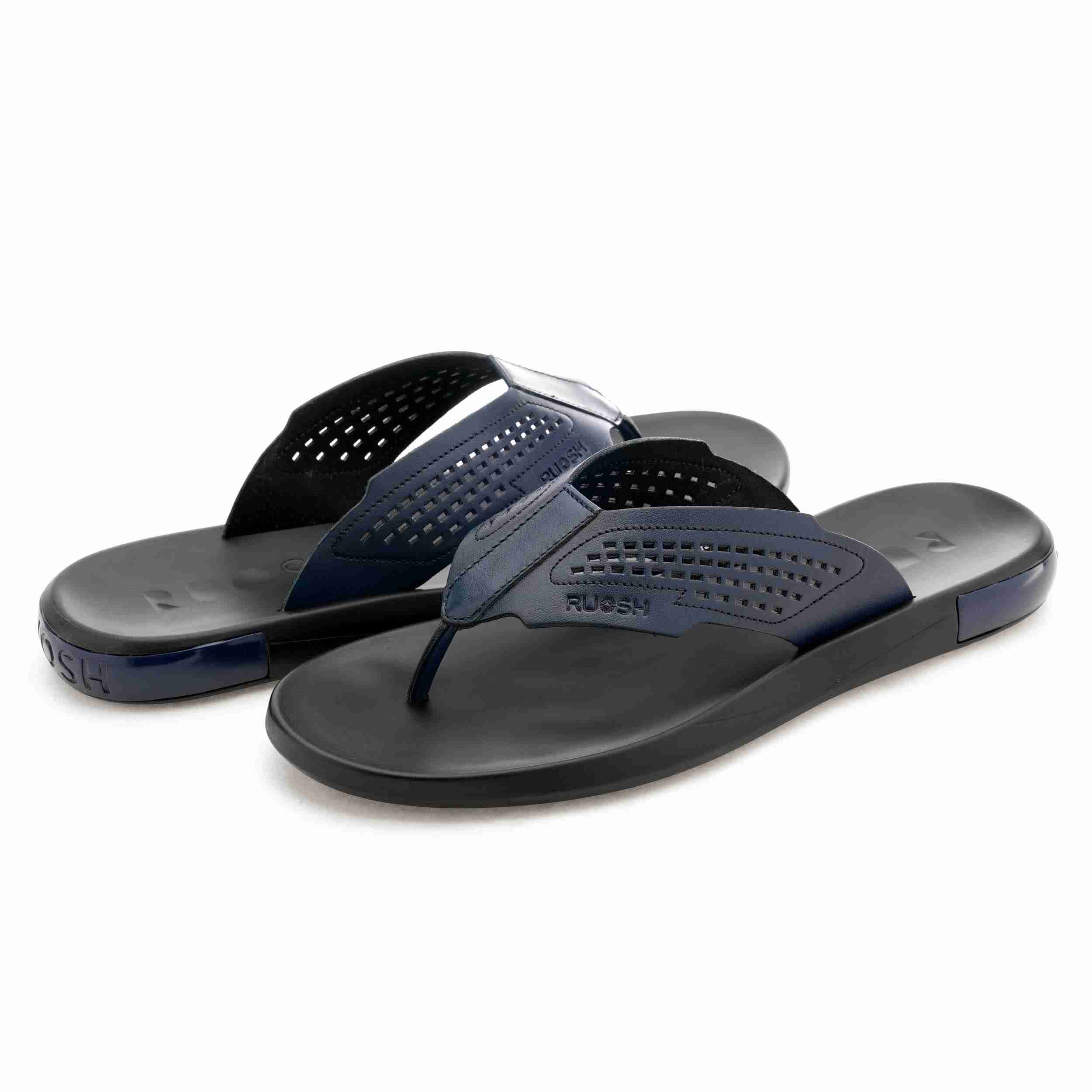 The James Navy Men Casual Slipper Ruosh