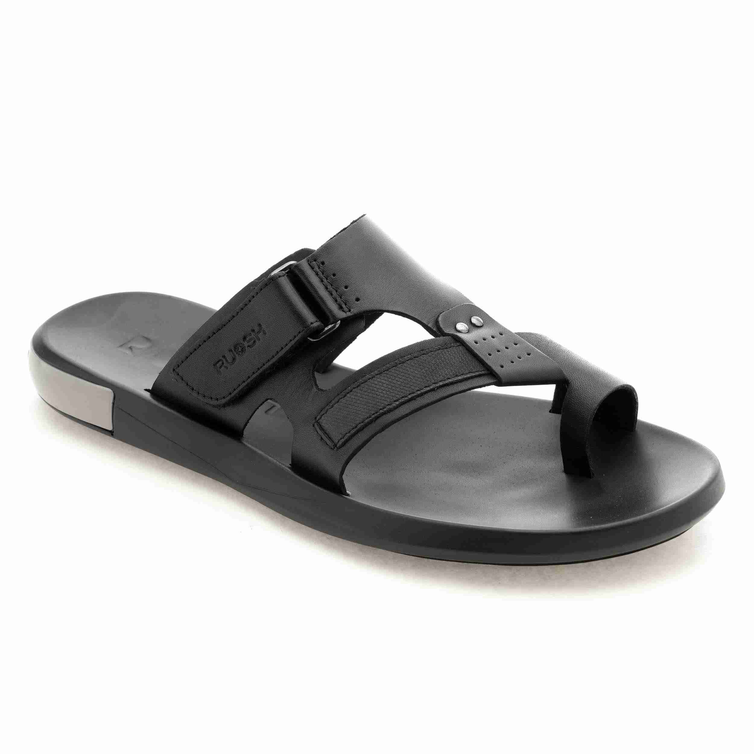 The Meg Black Men Casual Slipper Ruosh