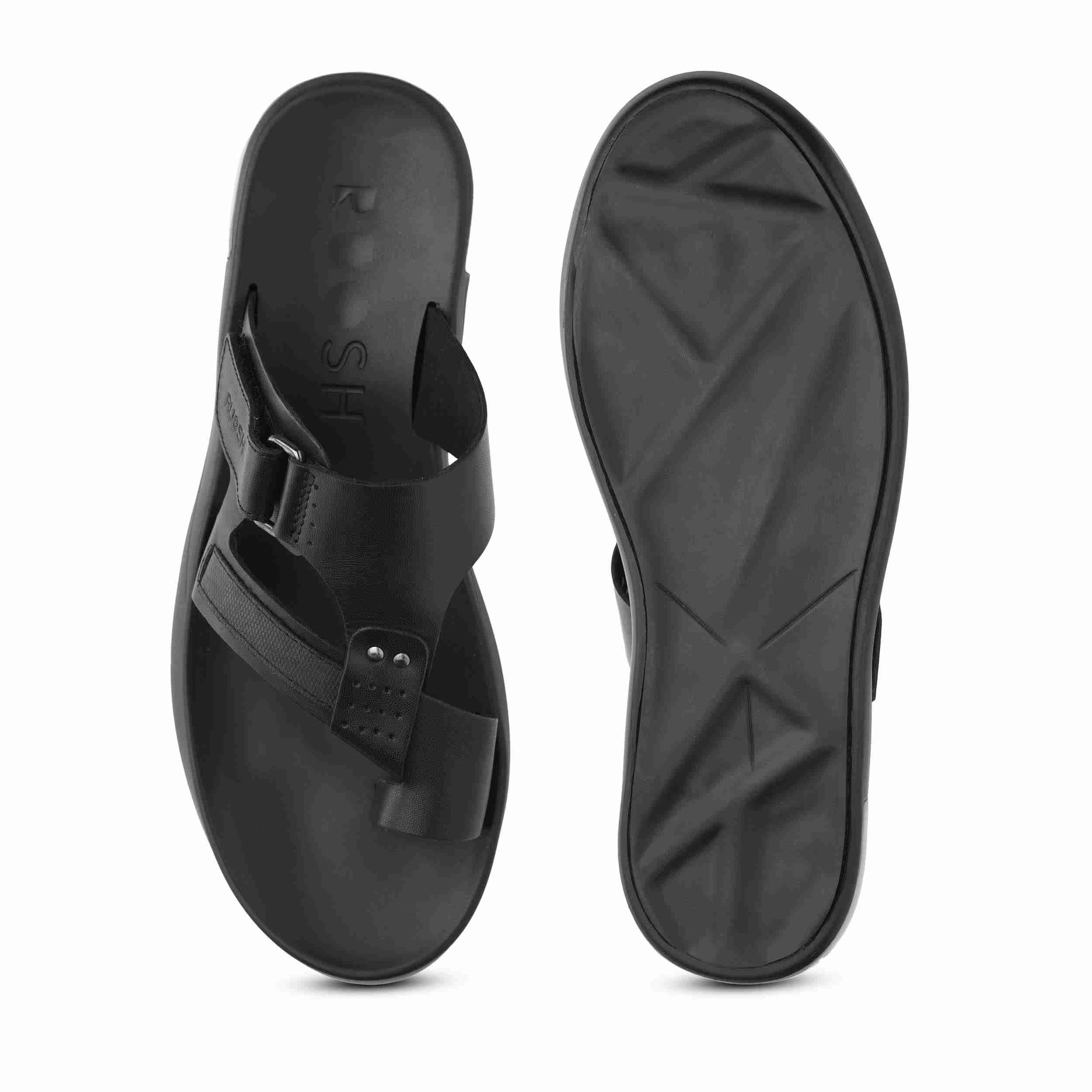 The Meg Black Men Casual Slipper Ruosh