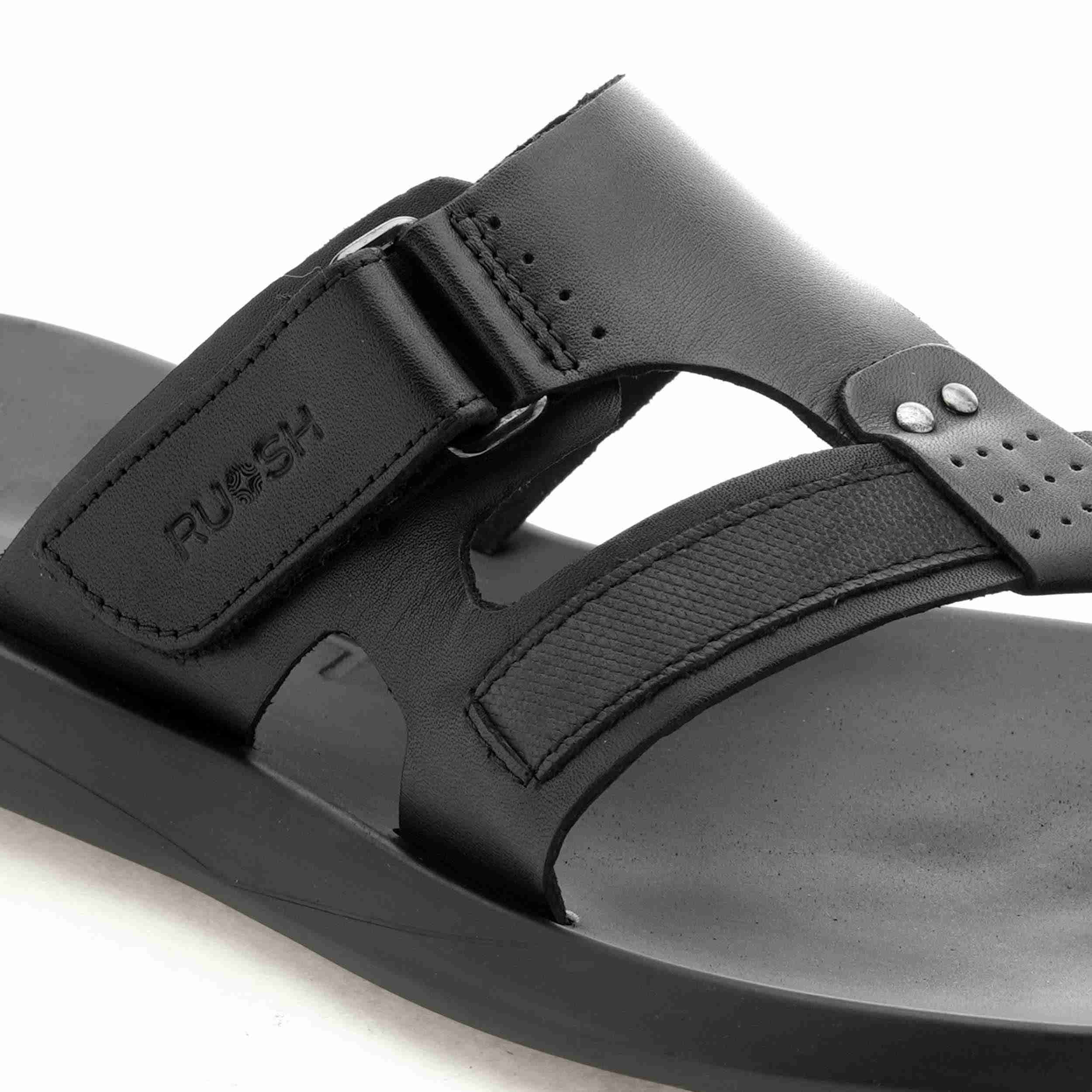 The Meg Black Men Casual Slipper Ruosh