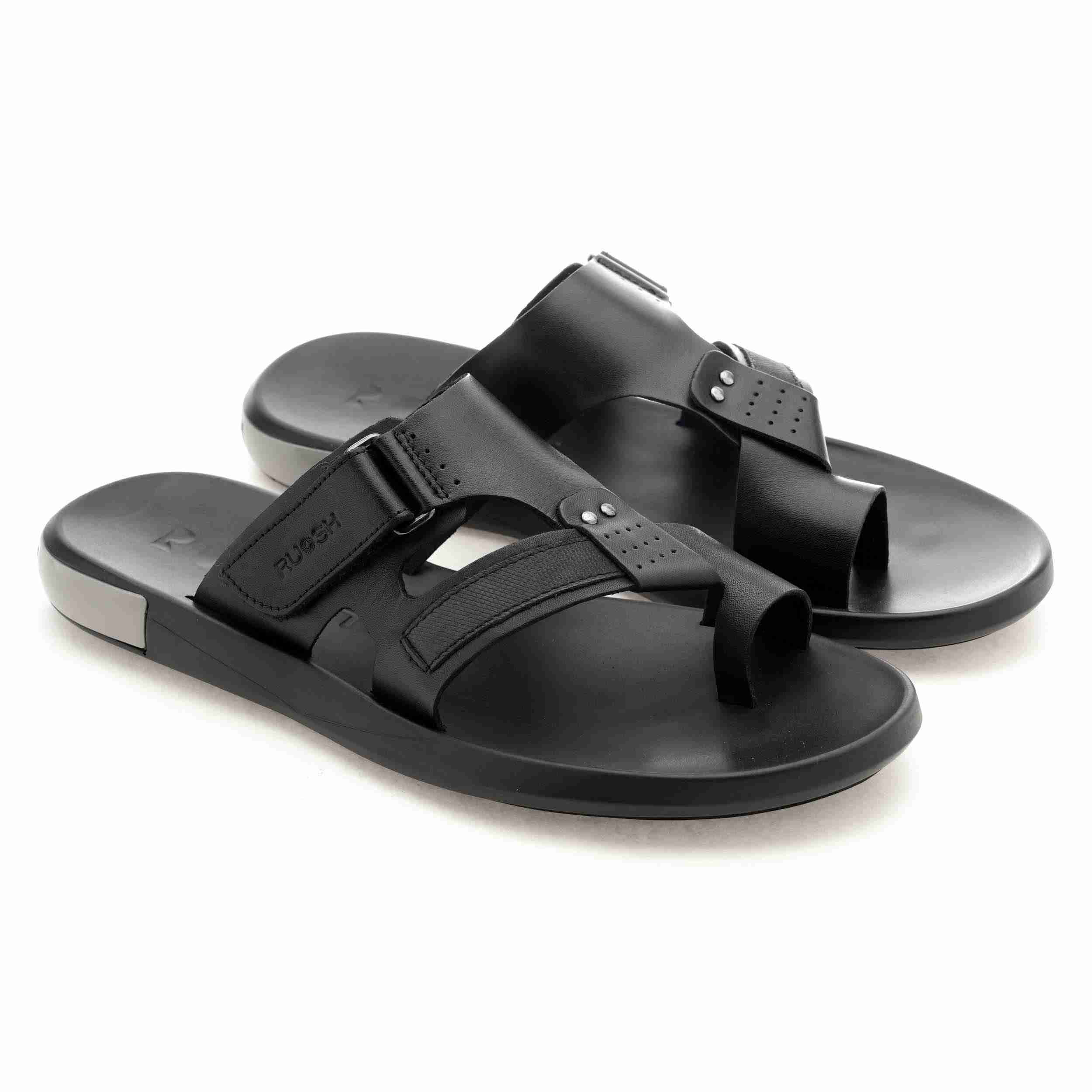The Meg Black Men Casual Slipper Ruosh