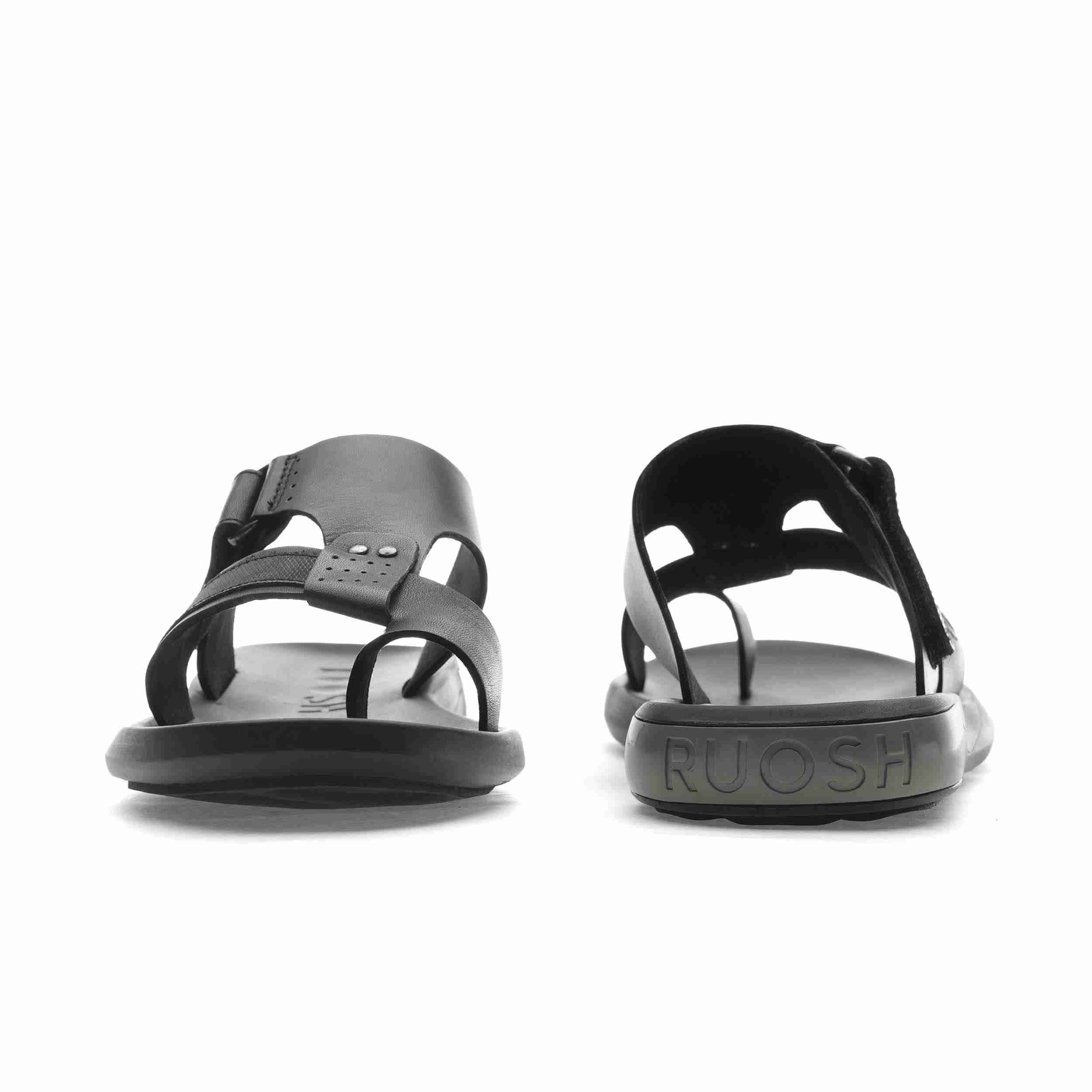 The Meg Black Men Casual Slipper Ruosh