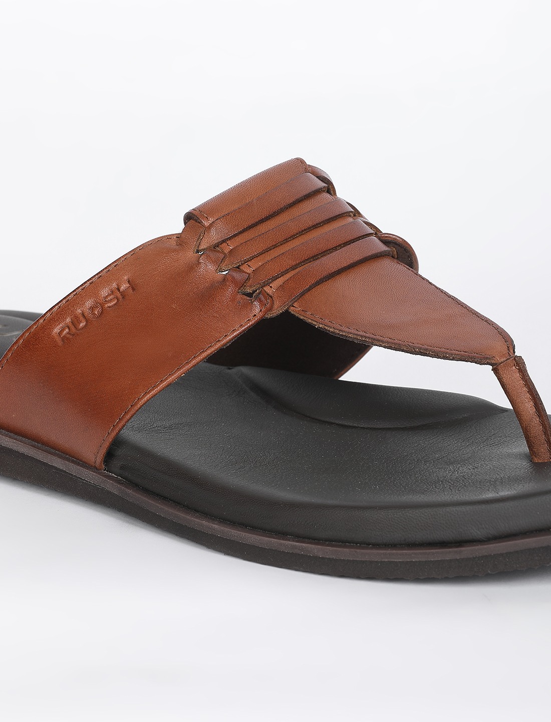 The Indo Walnut Tan Men Sandals Ruosh
