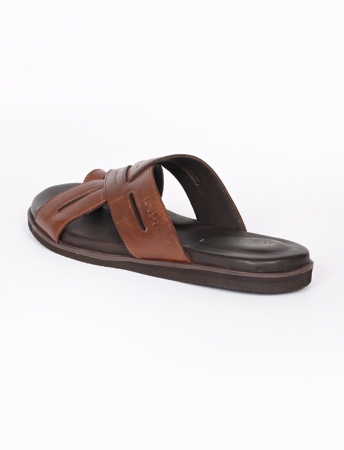 The Vega Walnut Tan Men Sandals Ruosh