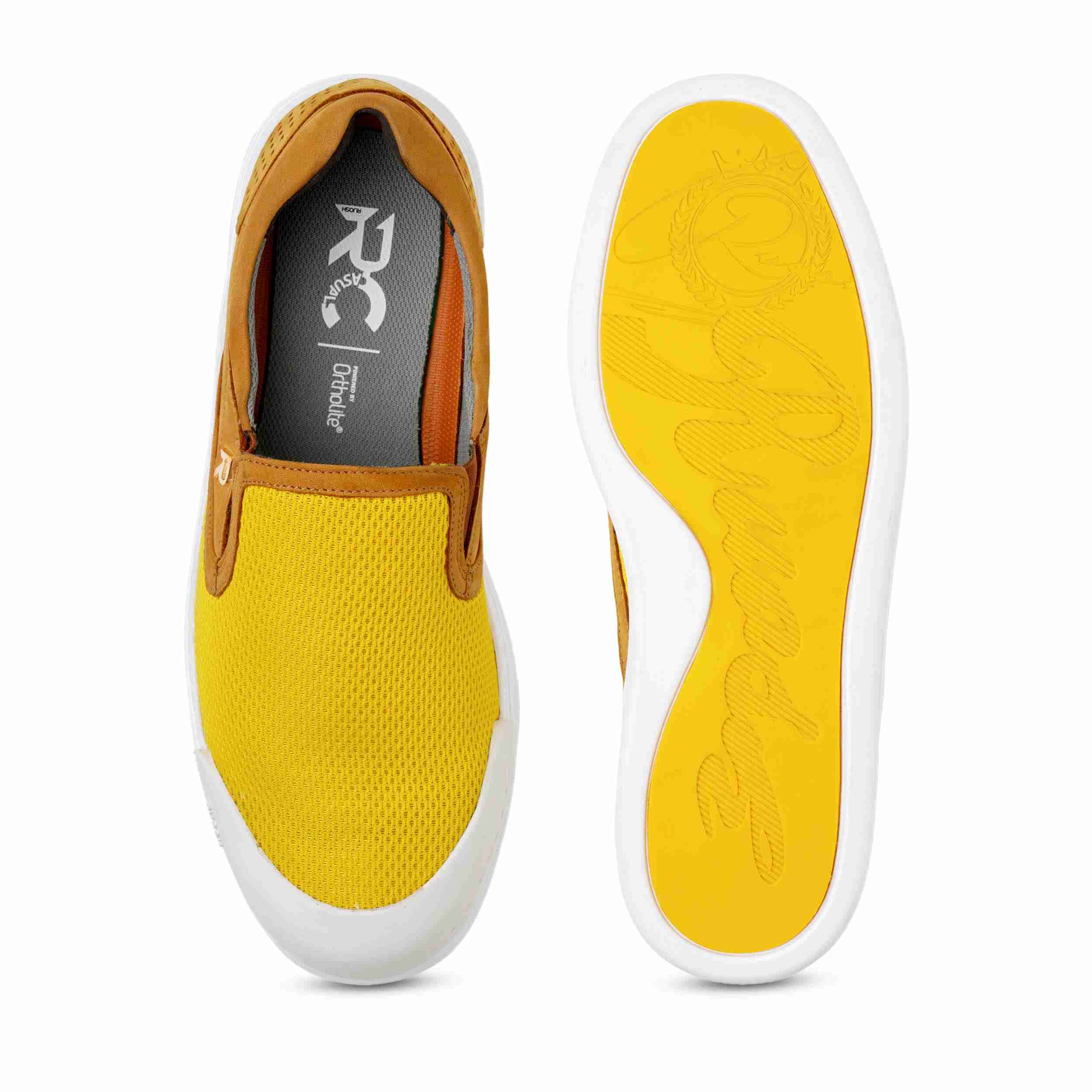 The Cool Ruosh Men Yellow Casual Sneaker