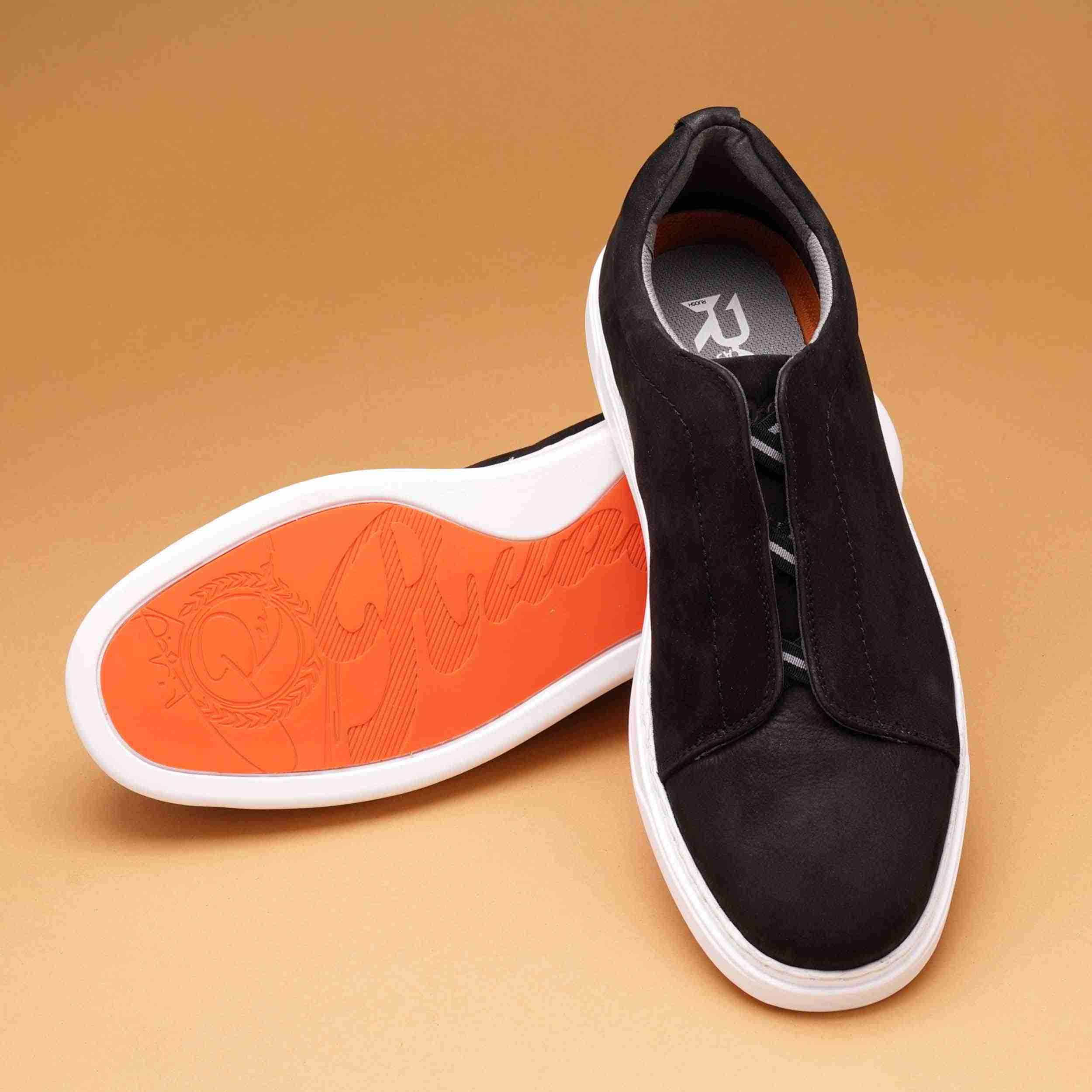 The Parcen Ruosh Men Black Casual Sneaker