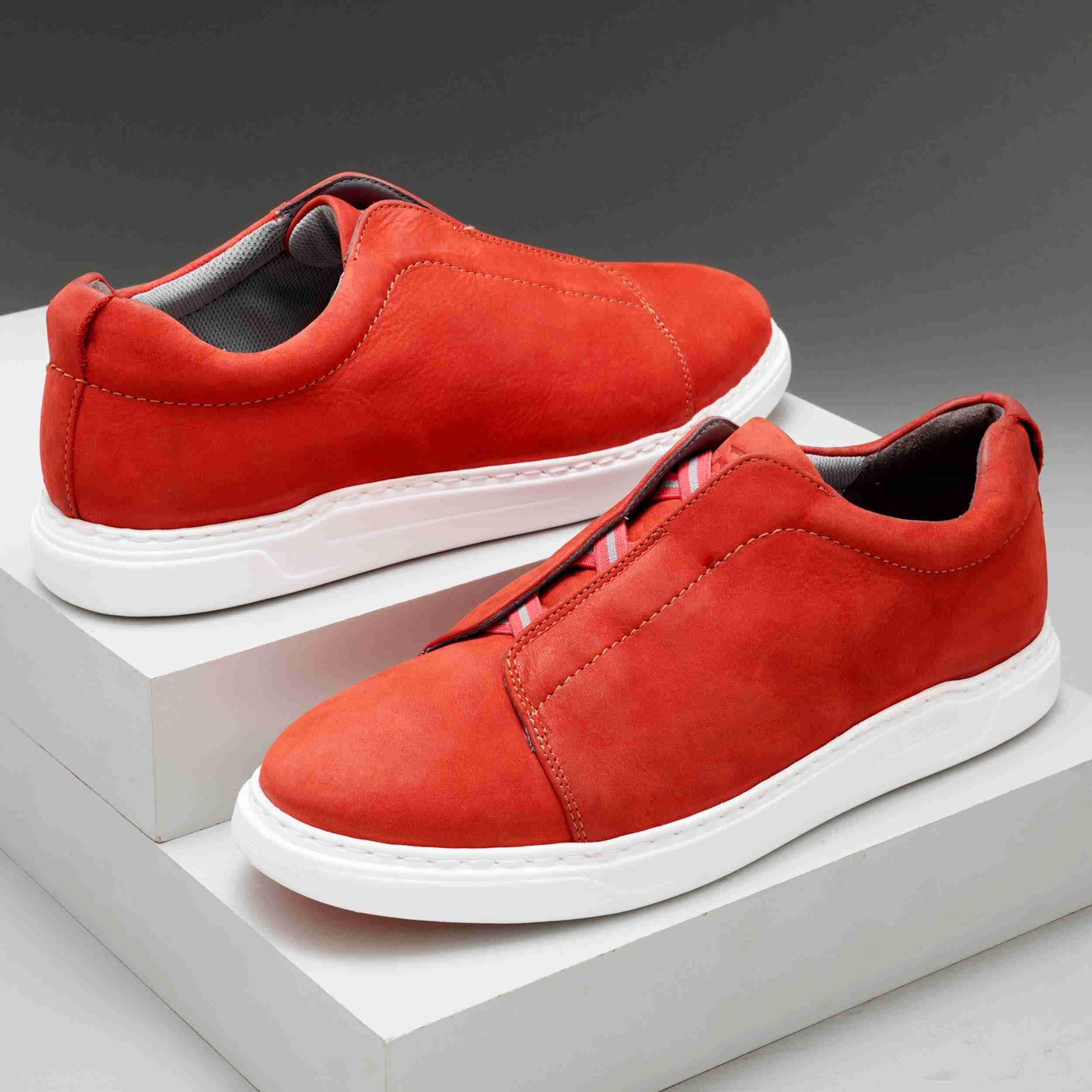 The Parcen Ruosh Men Red Casual Sneaker